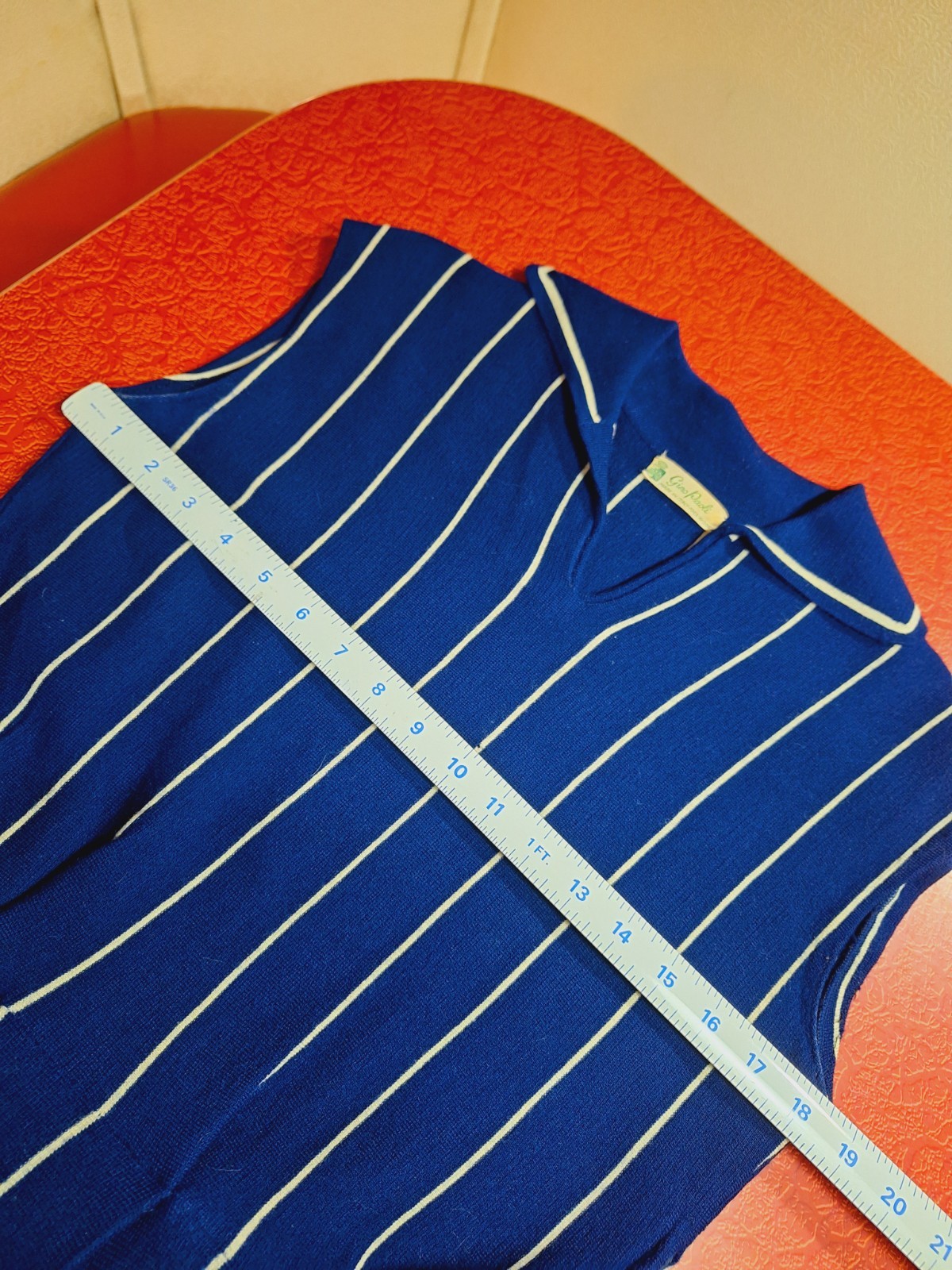 True VTG 1960s 70s GINO PAOLI ITALY Original MOD WOOL Dress M Mid-century Belted