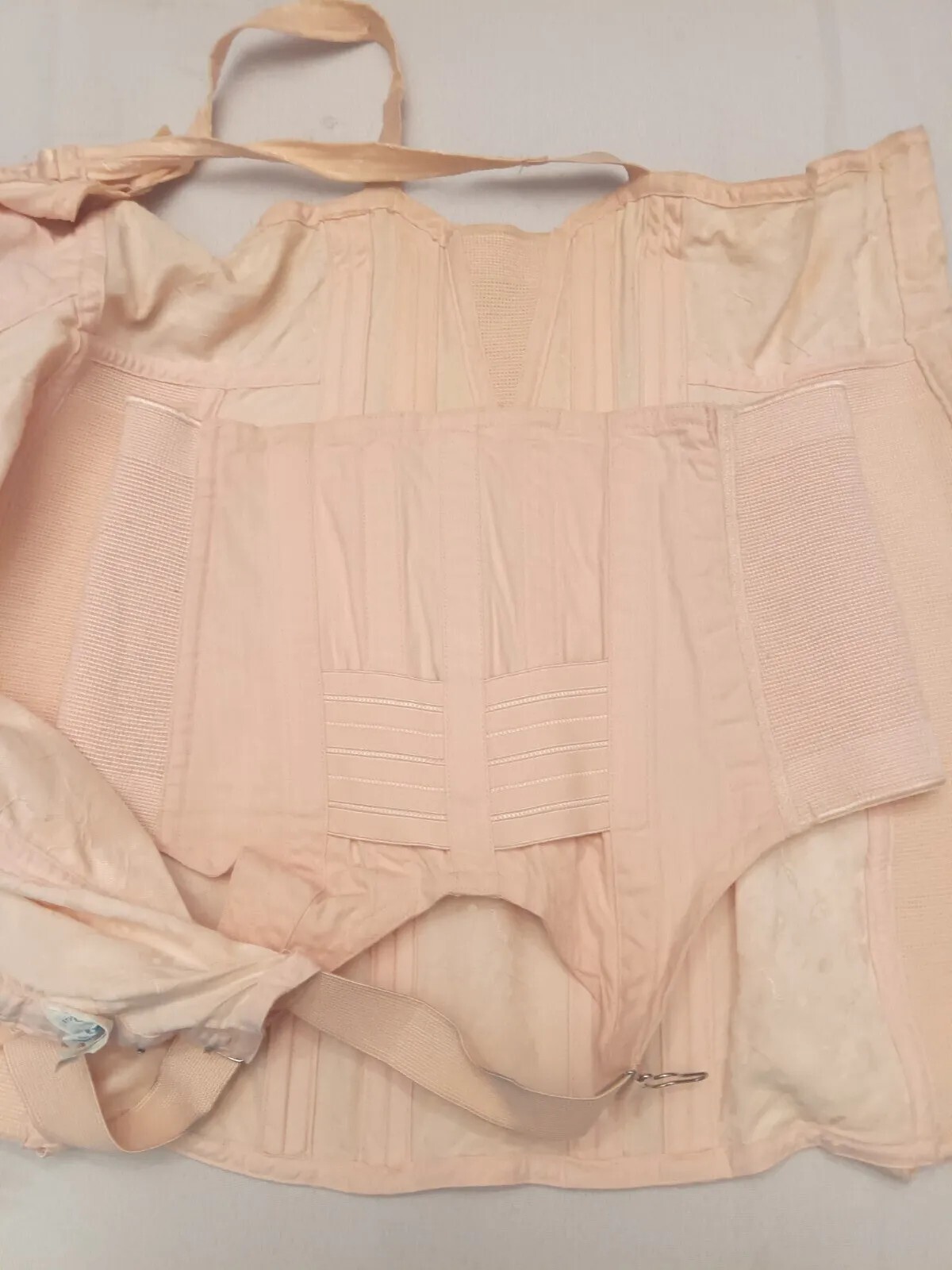 1940s 1950s Vintage Shape wear Girdle And Courset, Pink Floral Undergarments