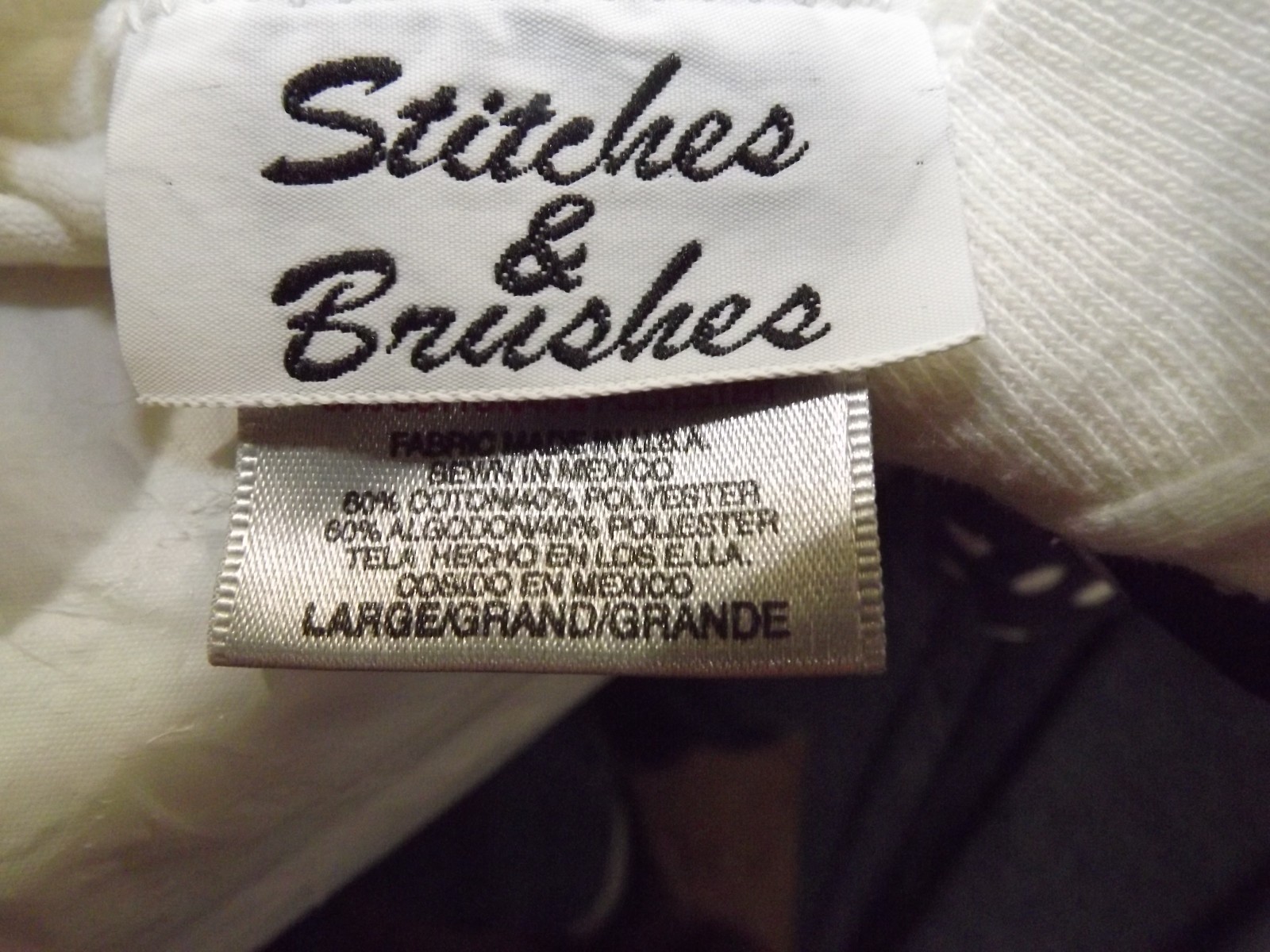 Vintage Stitches & Brushes Womens Patriotic Poka Dot Sailor Look Dress Sz Large