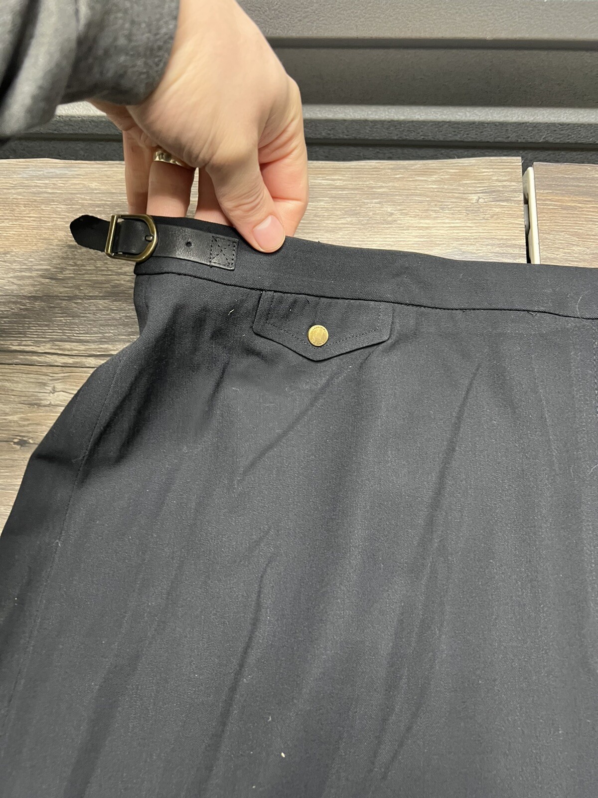 Vintage Ralph Lauren Women’s 38 Waist Black Pockets
