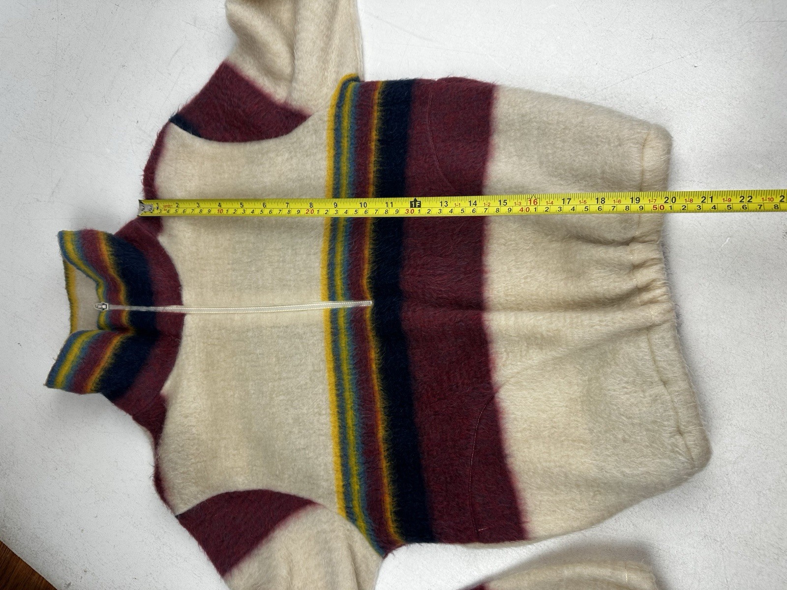 Vintage 70s Retro Half Zip Sweater Pullover