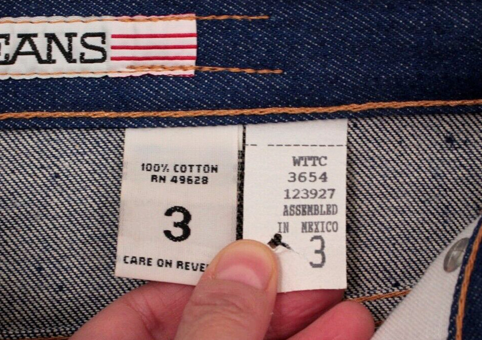 VTG Women’s 80s 90s NOS ZENA Jeans Sz 26″ 1980s 1990s Dark Wash High Waist