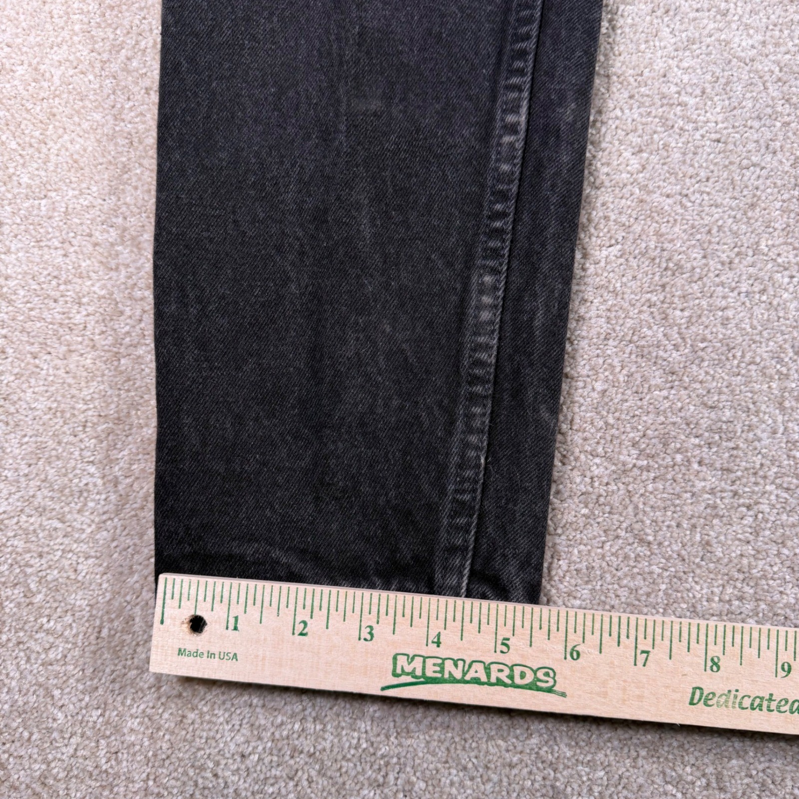 Levis 962 Jeans Women 7 Med (27 x32) Faded Black Vintage USA Orange Tab Tapered