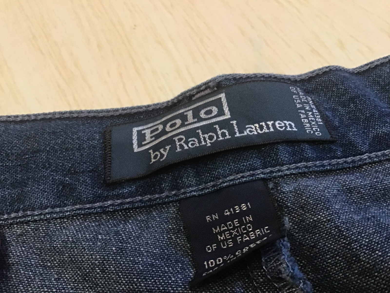 Vintage Polo Ralph Lauren Denim Shorts Womens Pleated NO SIZE TAG See Pictures