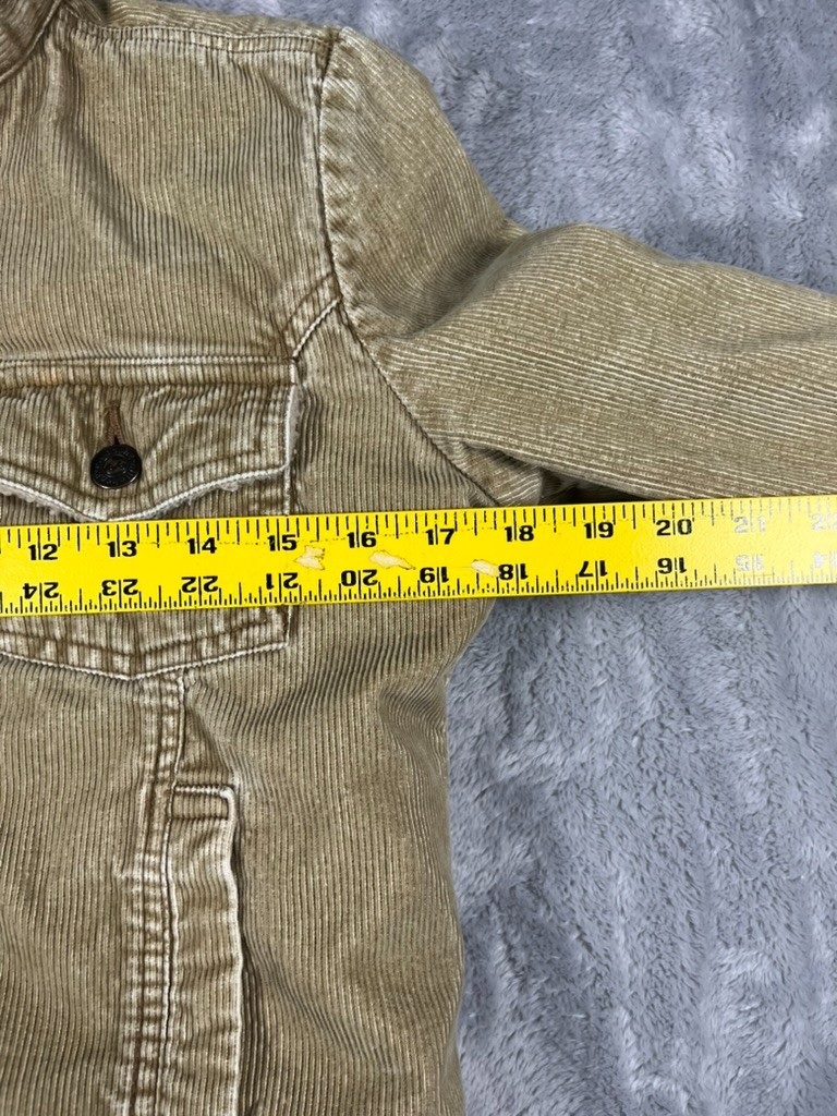 VTG 90s Billabong Brown Corduroy Button Up Jacket Women’s Size Small Fleece