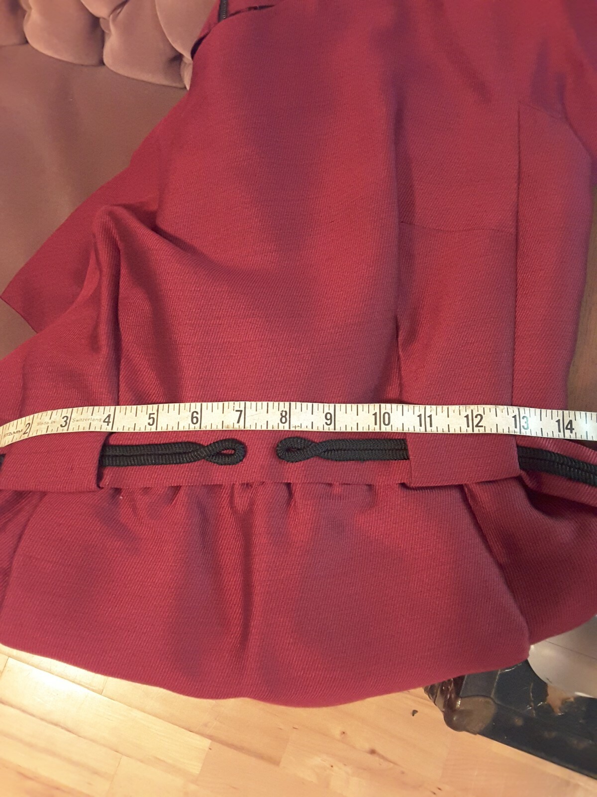 Red Vintage Dress By Mollie Parnis New York 5th Avenue