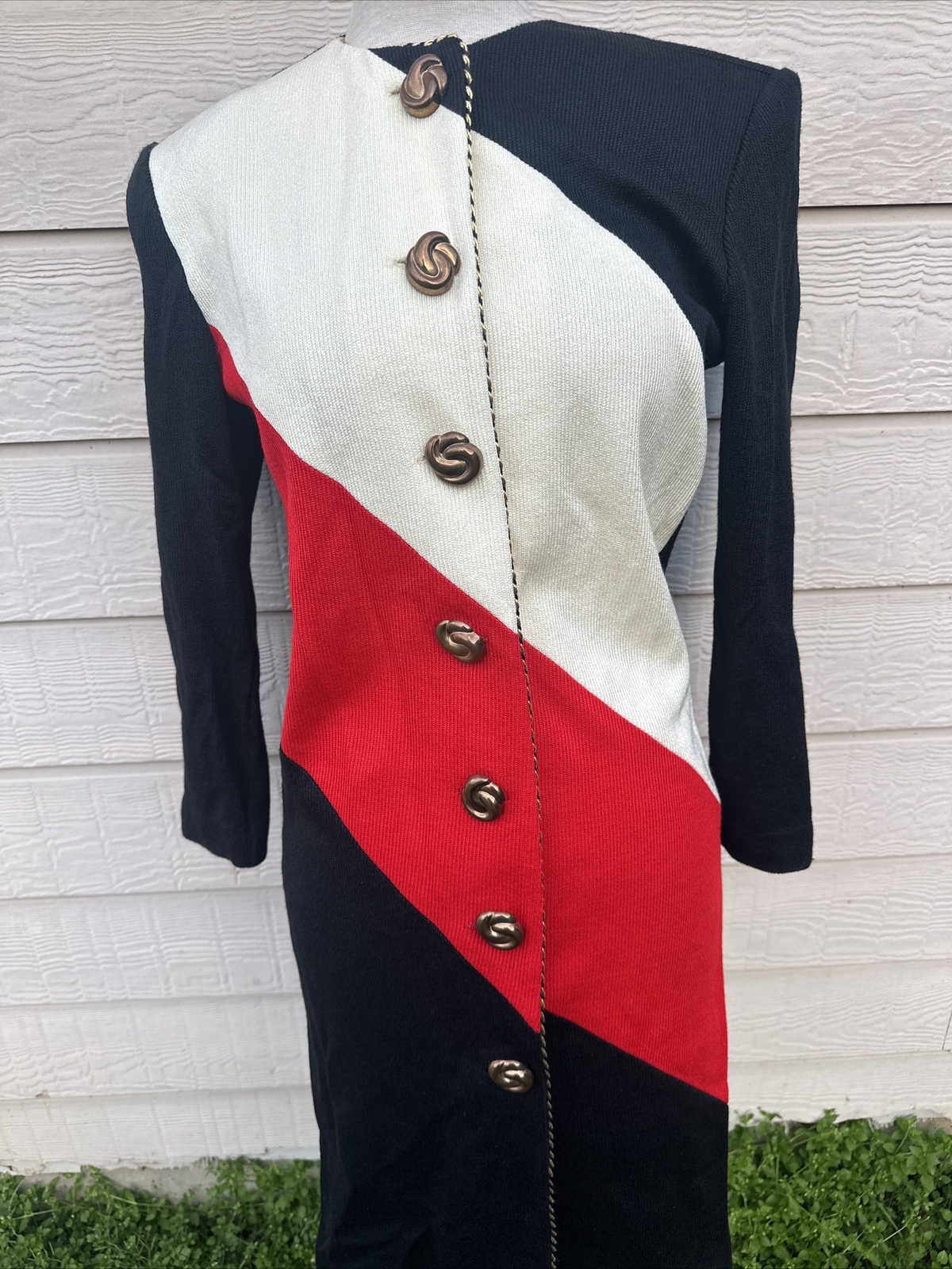 Jeffrey & Dara Vtg Women’s Sweater Dress Sz Small Cardigan Style 80s 90s