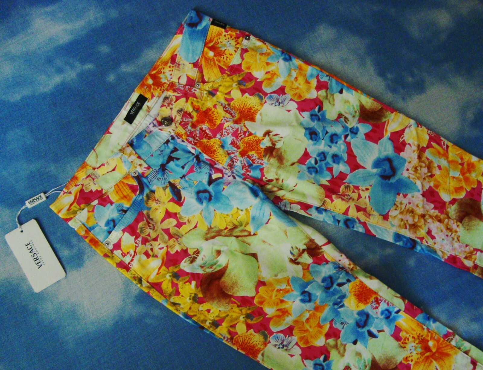 Vintage 90’s VERSACE Jeans Couture Made in Italy TROUSERS SIZE 28-42 approx S NEW!