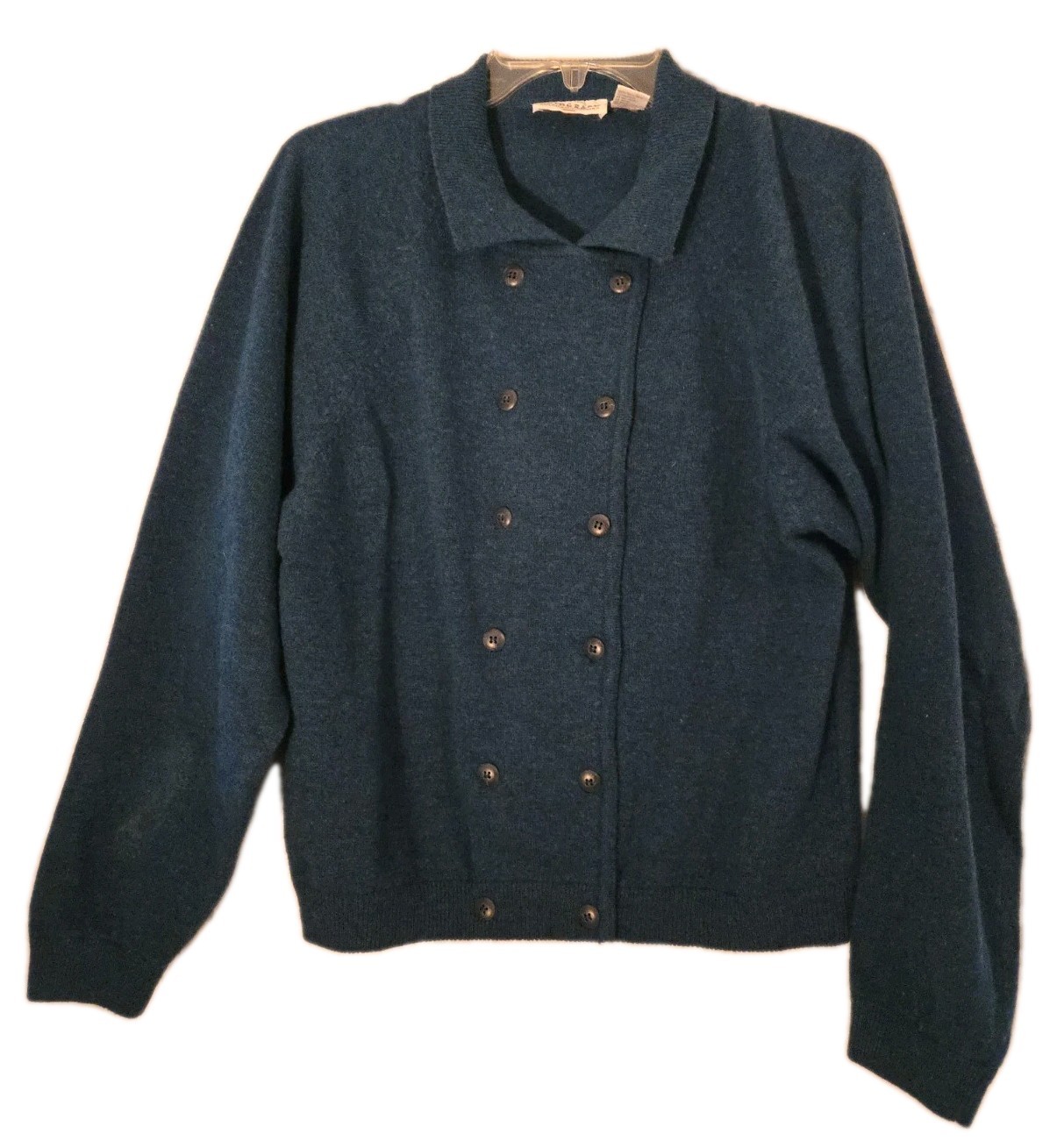 Vintage AUTOGRAPH American Clothing Women’s Sweater Teal Blue Size M Lambswool