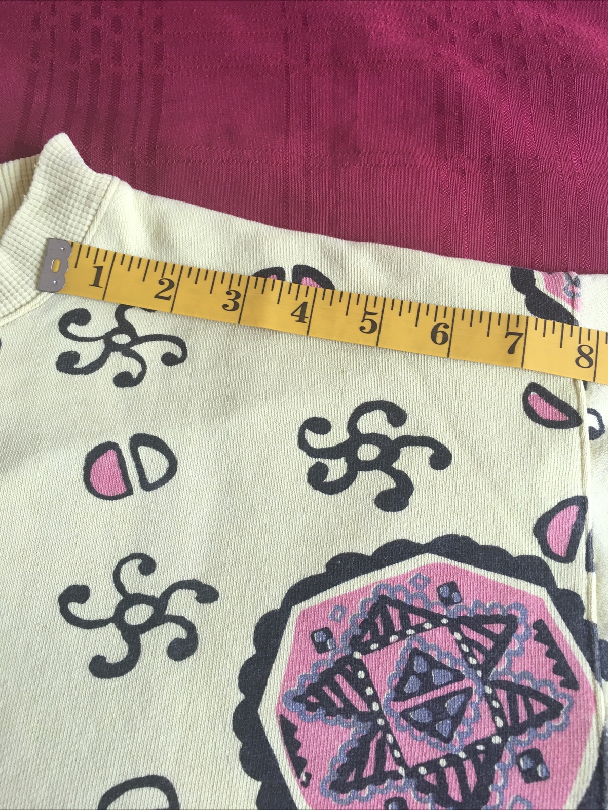 VTG 1990’s Native Sport Union Bay Woman’s Geometric Design Long Sleeve Shirt, S