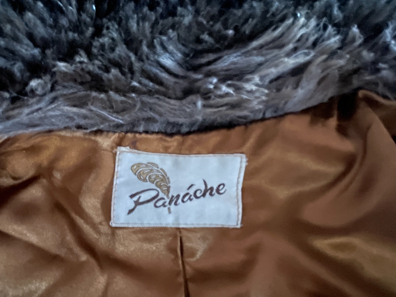 Vintage Women’s Full-Length Raccoon Look Faux Fur Coat | Panache Lykafur | Made