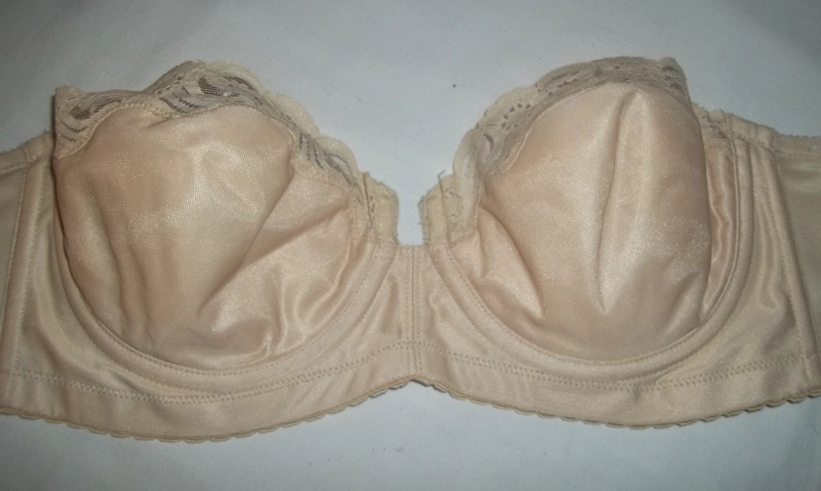 Vtg Gelmart Strapless Nude U/W Bra 36C 1970/80s #3032 Sissy Rockabilly Glam