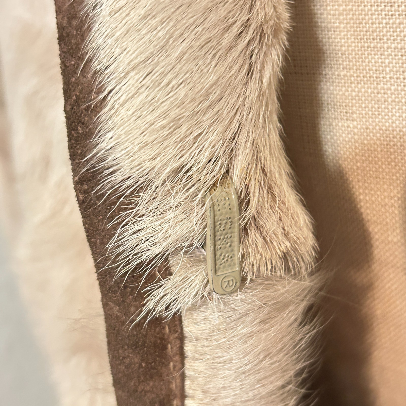 READ Vtg 70s Womens Small Medium Cream Full Length Pony Hair Fur Penny Lane