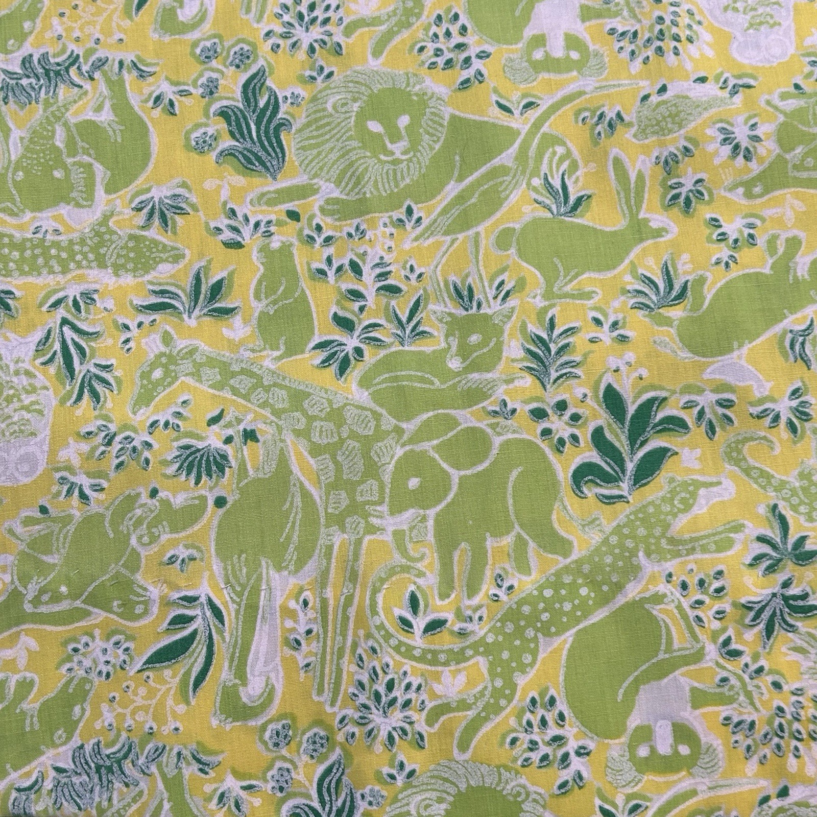 60s 70s Novelty Print Jungle Animal Dress Retro True Vintage 38 Inch Bust