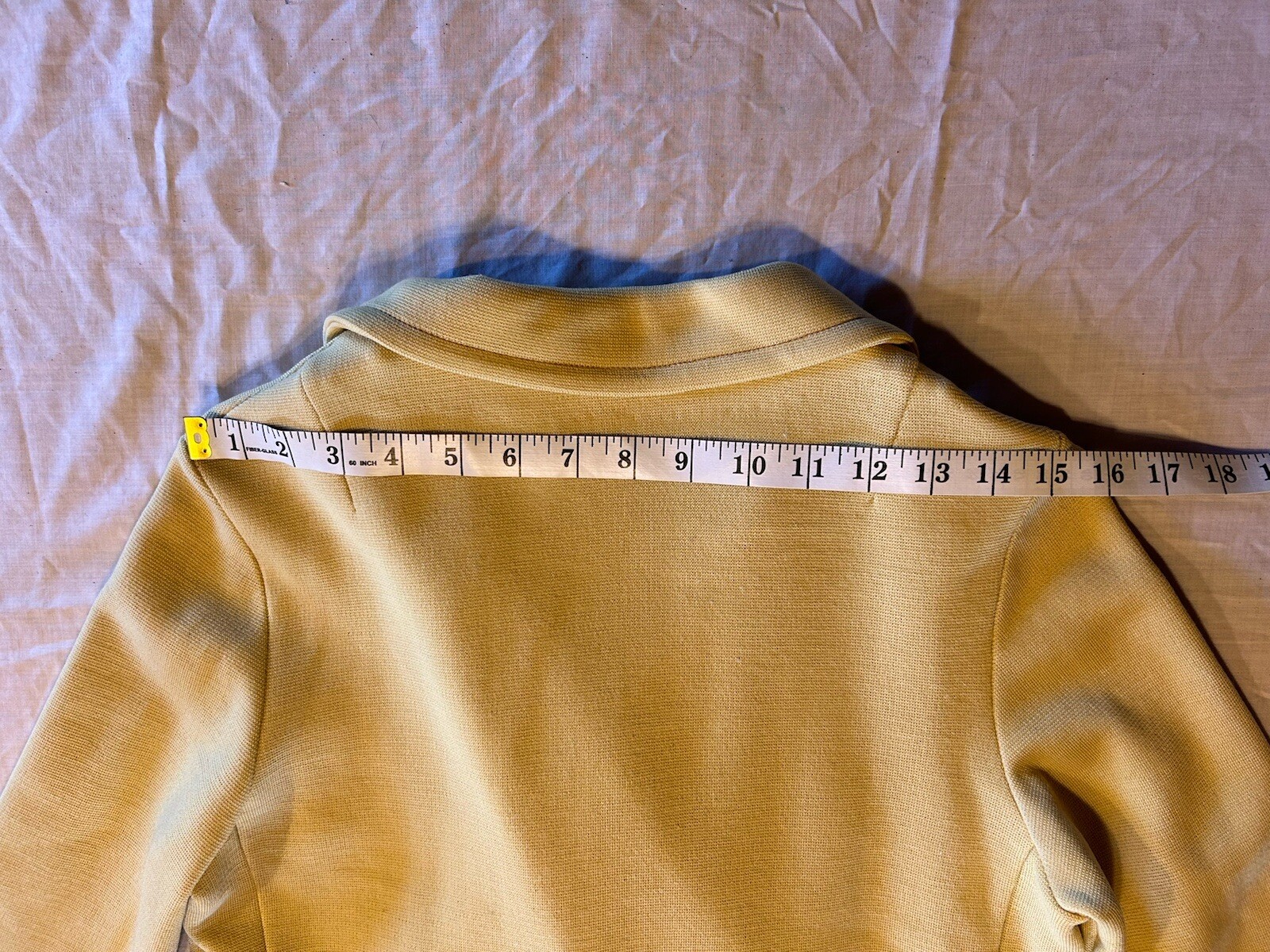 Striking Vintage 50s 100% Wool Butter Yellow Dress & Jacket Set 1950s Dress Suit