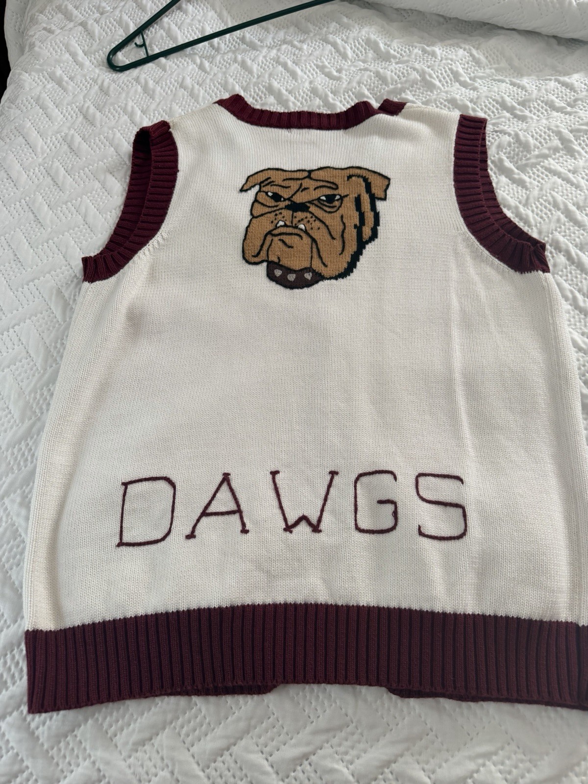 VINTAGE Sara Lynn Togs Mississippi State University Sweater Vest Size Small