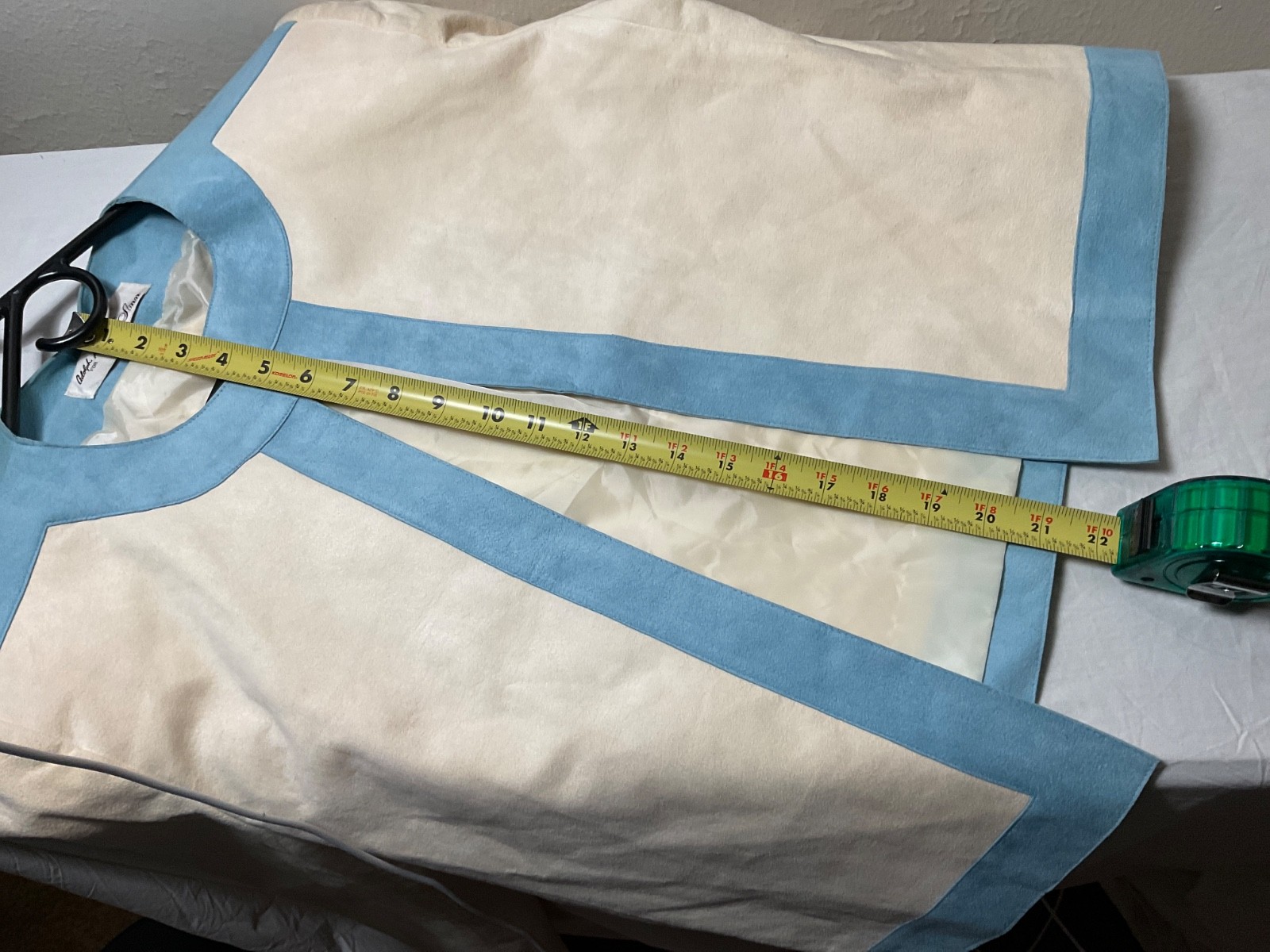 Vintage Lilli Ann Adolph Schuman Career Jacket Ultrasuede Blue/Cornflower Trim
