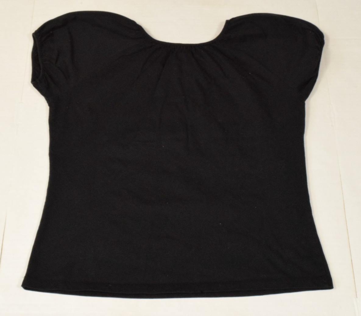 Vintage Womens Top Jason Maxwell Size L Y2K Black Bohemian Embroidered Tie Neck