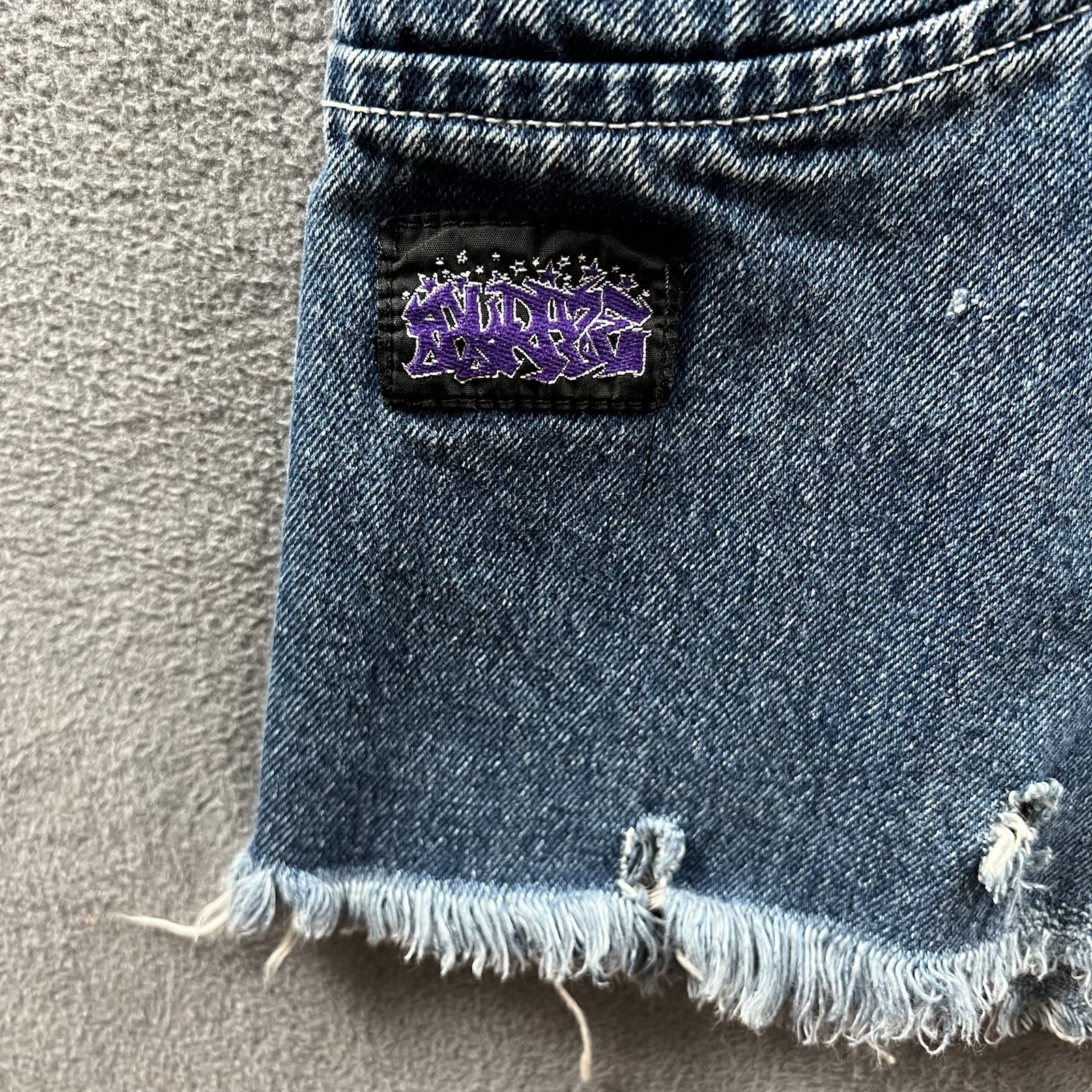 Vintage Auraze Jeans Women’s Size 5 Wide Leg Denim 90s Y2K Rave JNCO Beau Baker