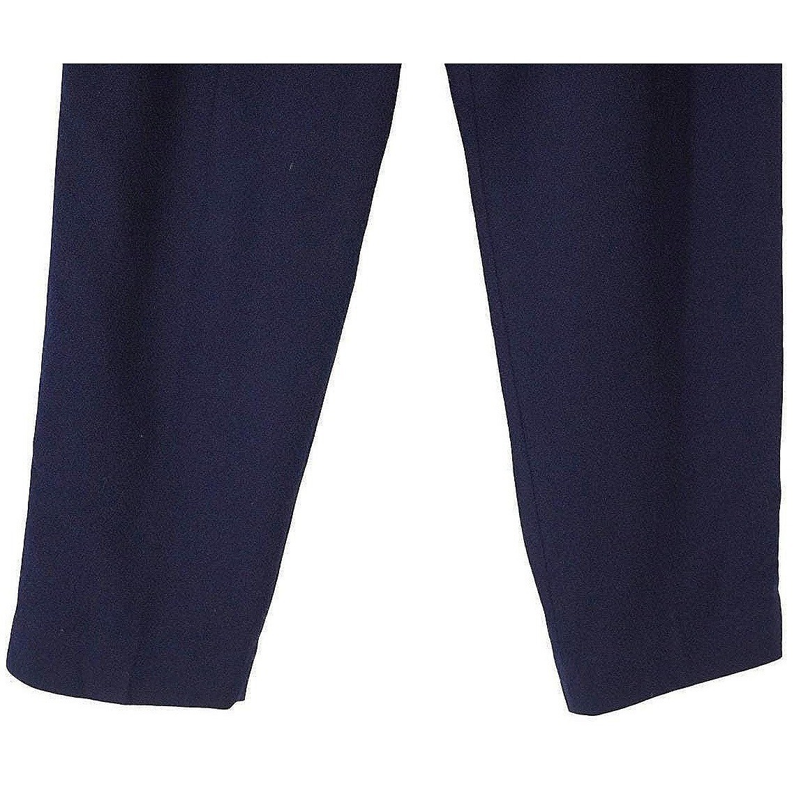 Pendleton Trousers Women Size 8 Navy Blue Pleated High Waist Wool Crepe Vintage