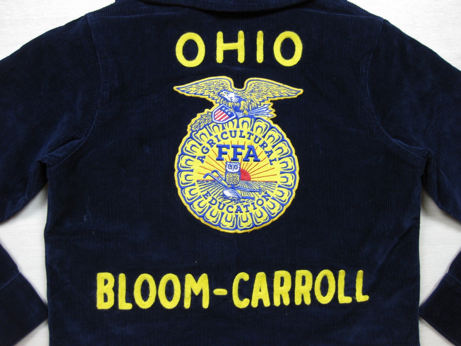 Y2K FFA Corduroy Jacket Women’s (32) Future Farmers of America Ohio Agriculture