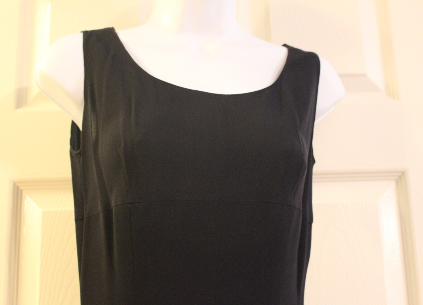 Maurice Rentner 60’s Vintage Silk Dark Navy Dress with Jacket Overlay (Small)