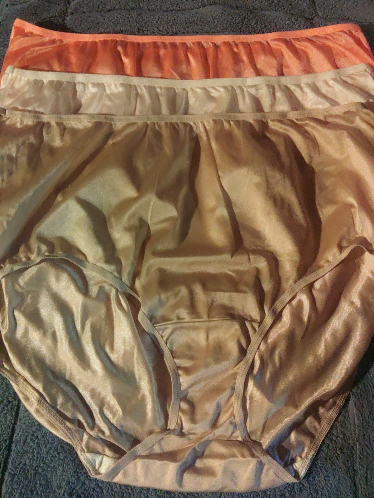 Lot Of 3 Size 13 vintage fruit of the loom 100% nylon panties „Fit For Me”