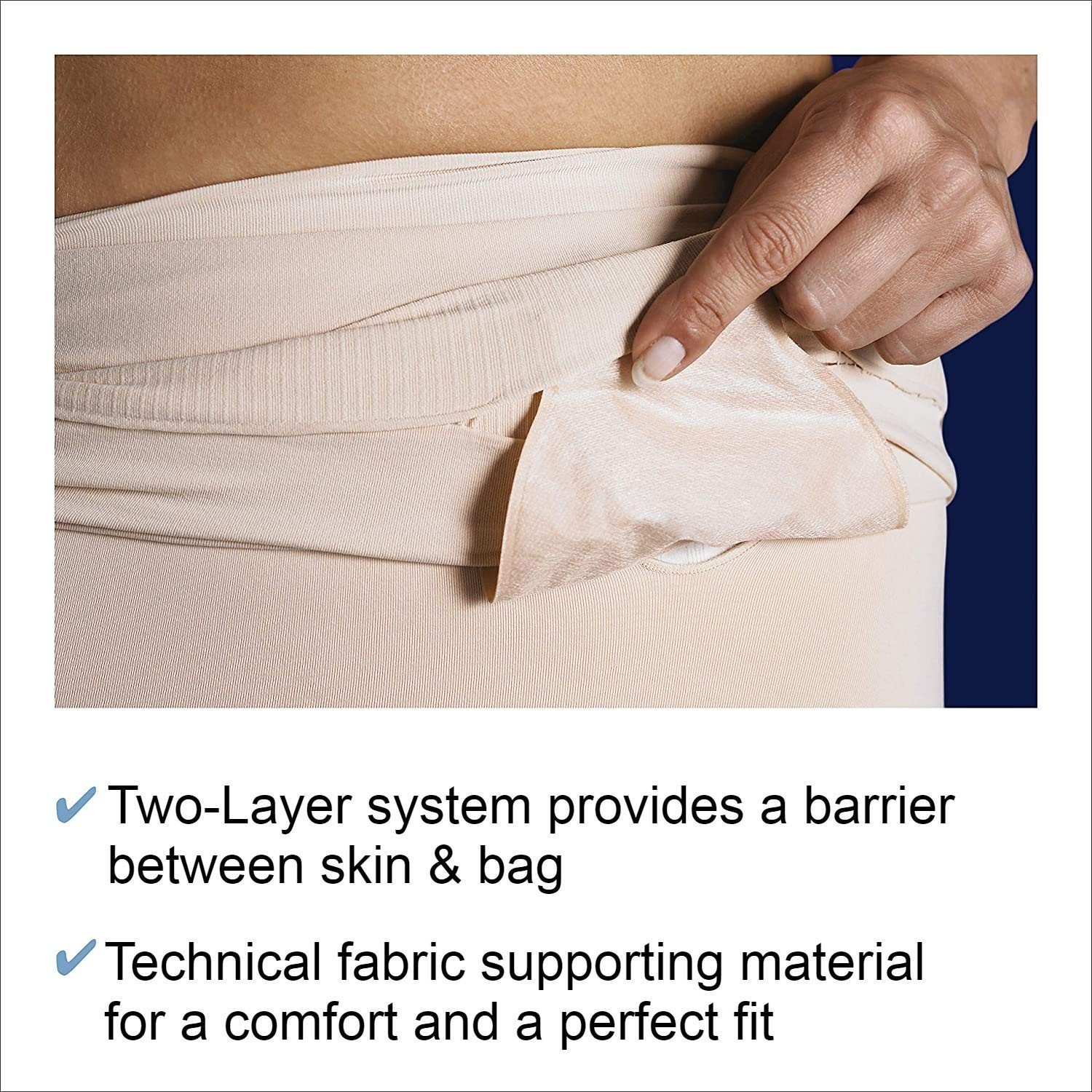 StomaSafe Plus Ostomy/Hernia Support Garment Light by TYTEX (Beige, M/L), 41-…