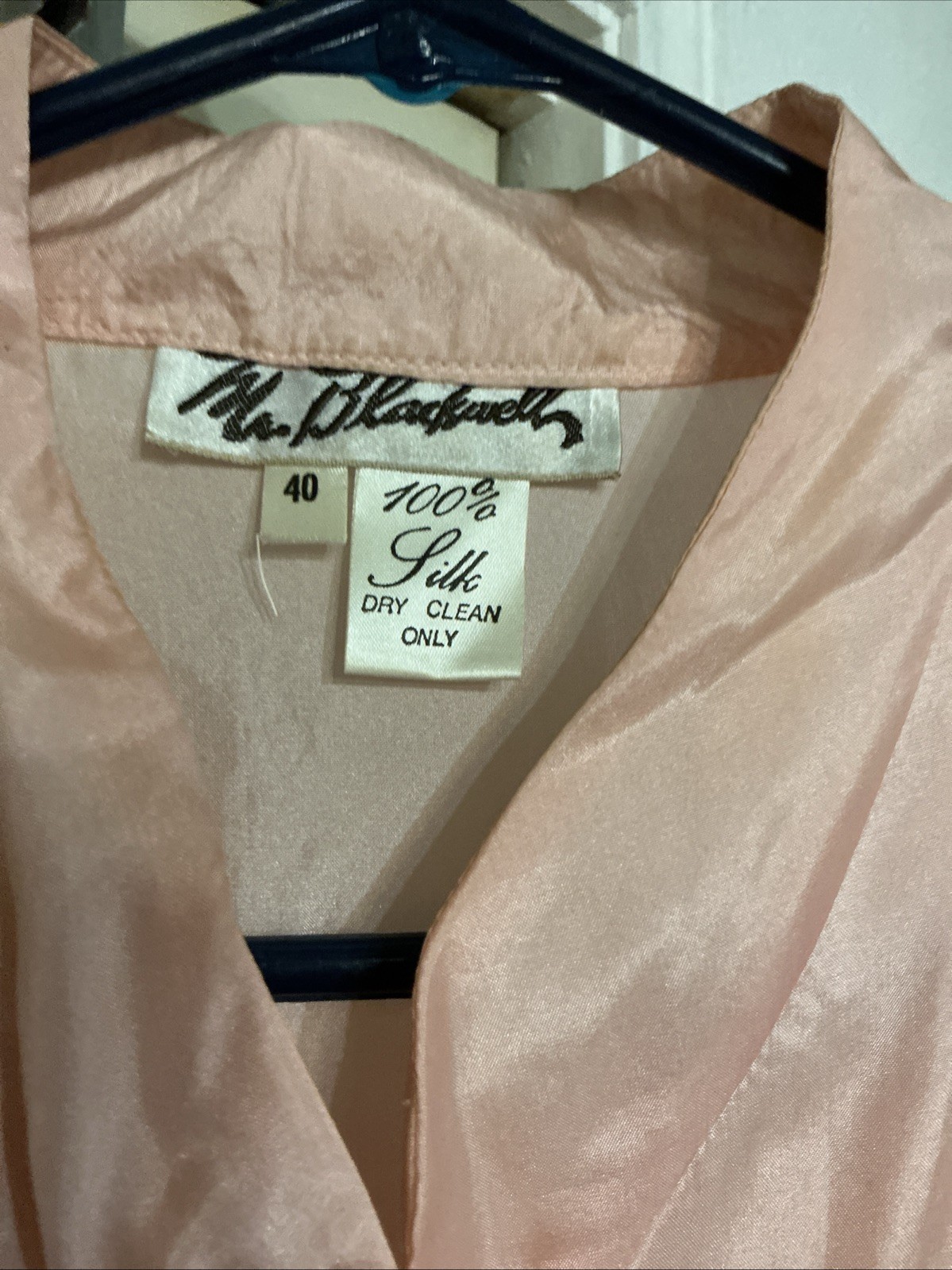 Vintage Late 60s Mr Blackwell Women’s Silk Blouse. Size 40. Excellent Condition.