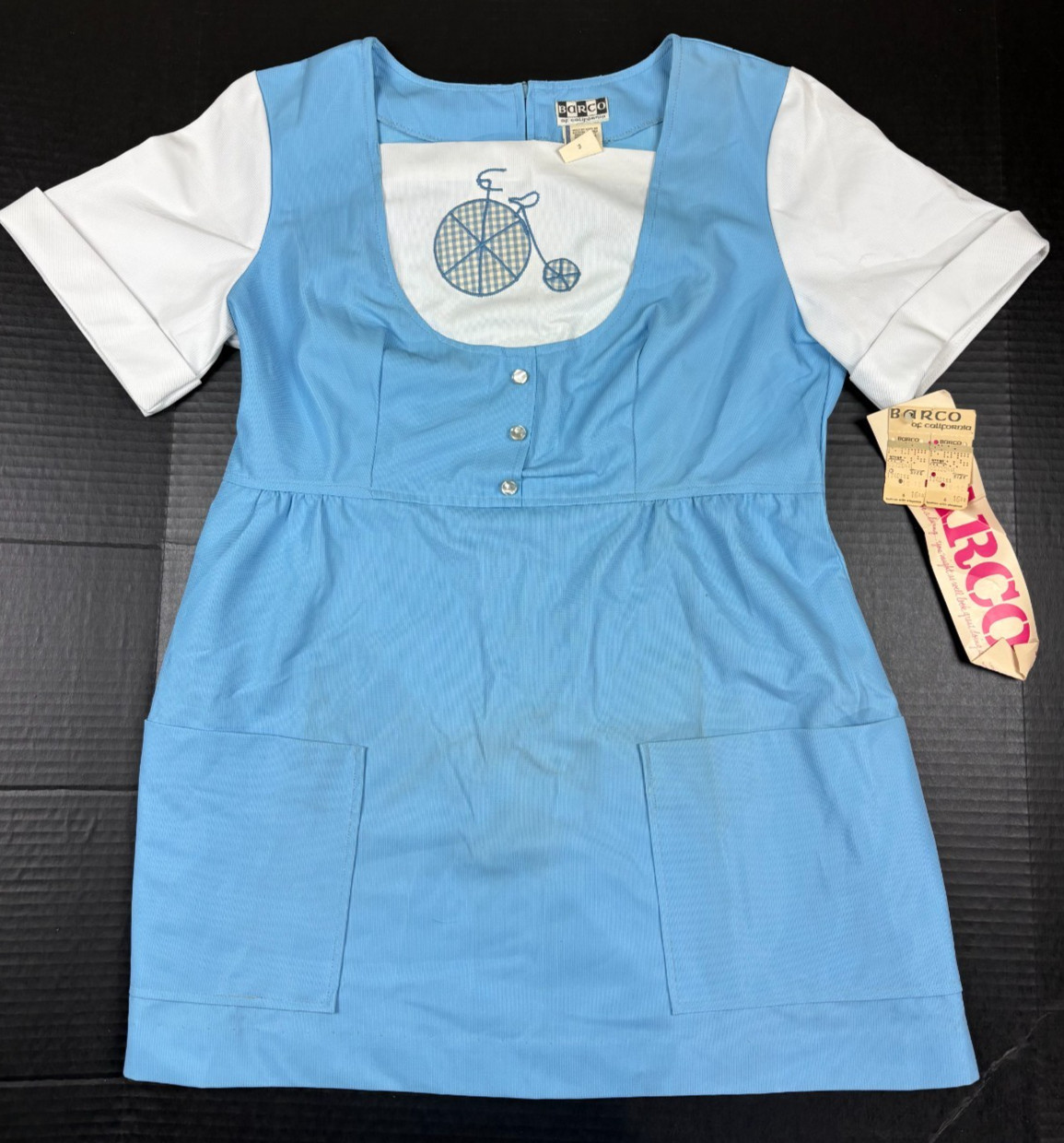 Vintage Barco of California Short Sleeve Nurse/Waitress Uniform Sz 16-18 New