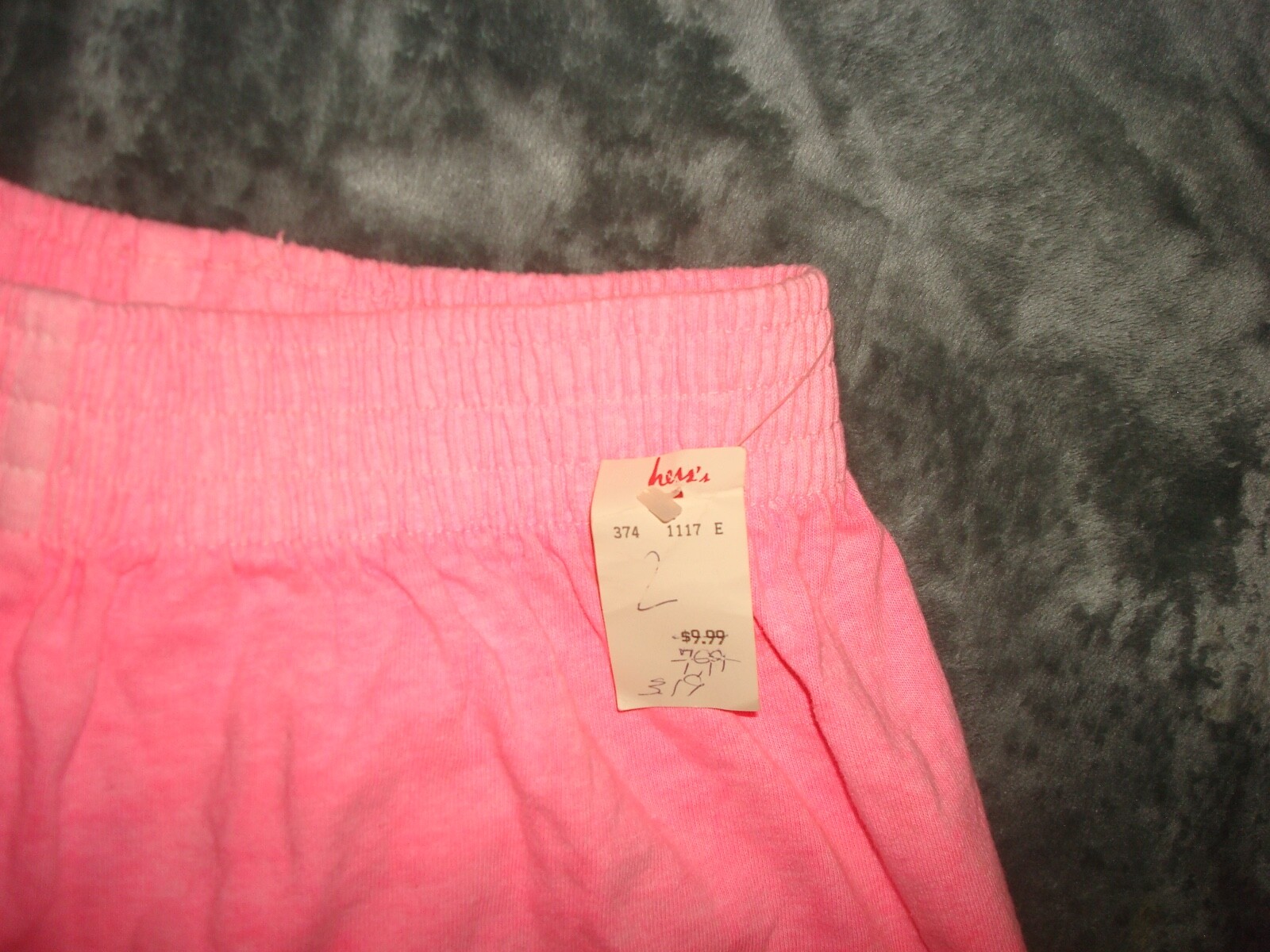 VTG 80s ITALIAN CLUB PINK SWEAT SHORTS ARGE 90s FITNESS GYM BEACH WORKOUT USA