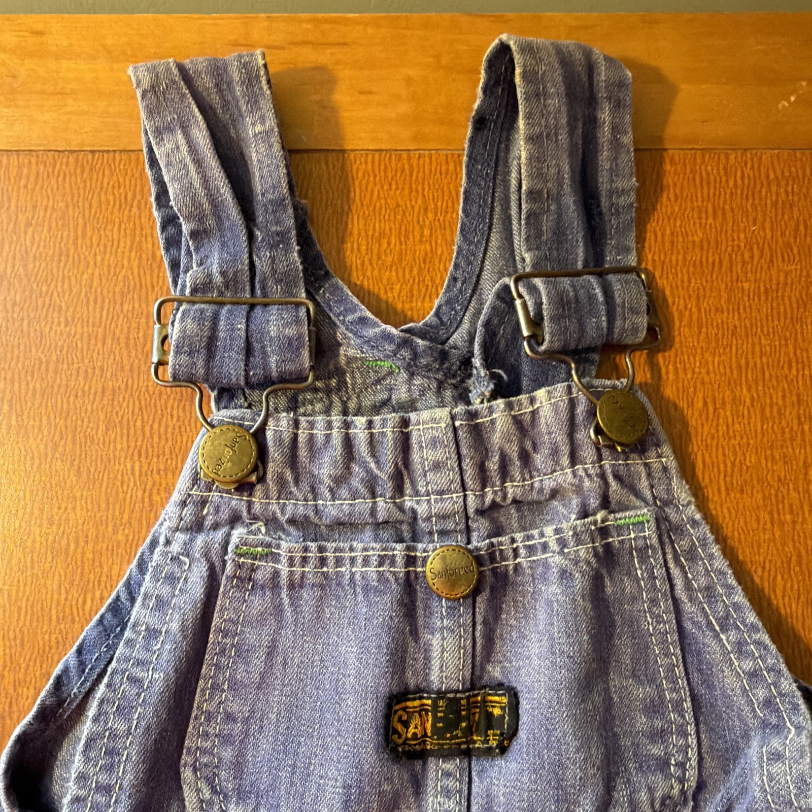 Vintage Washington Dee Cee Kids 2-3T Denim Overalls Sanforized USA 60s 70s