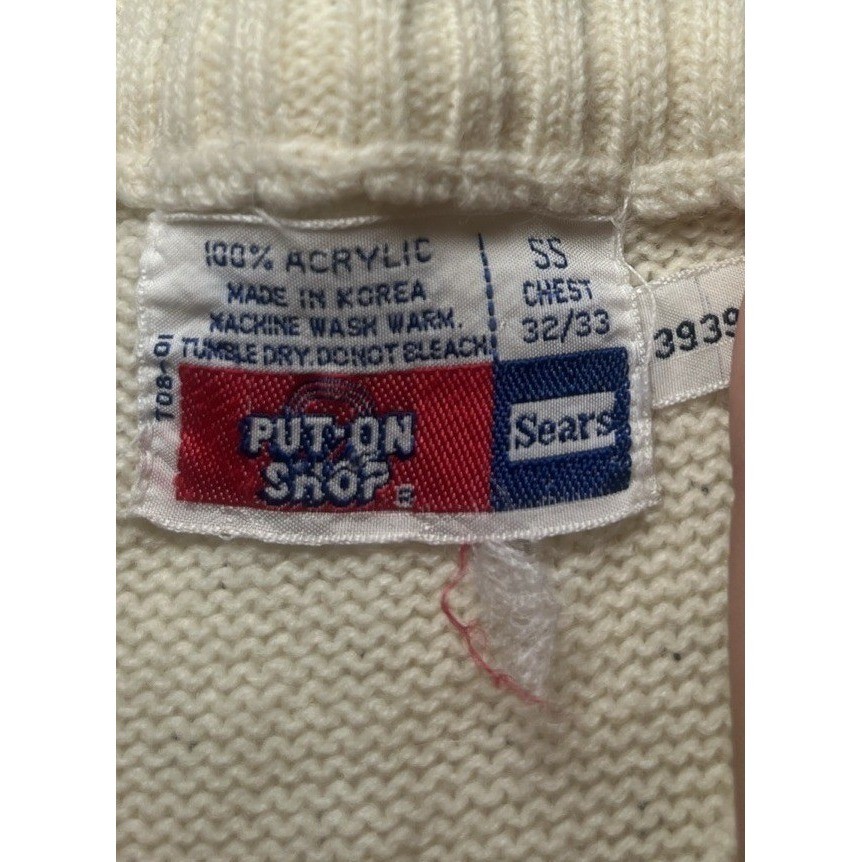 VTG 1980s Ivy League Rowing Sweater Size 32/33