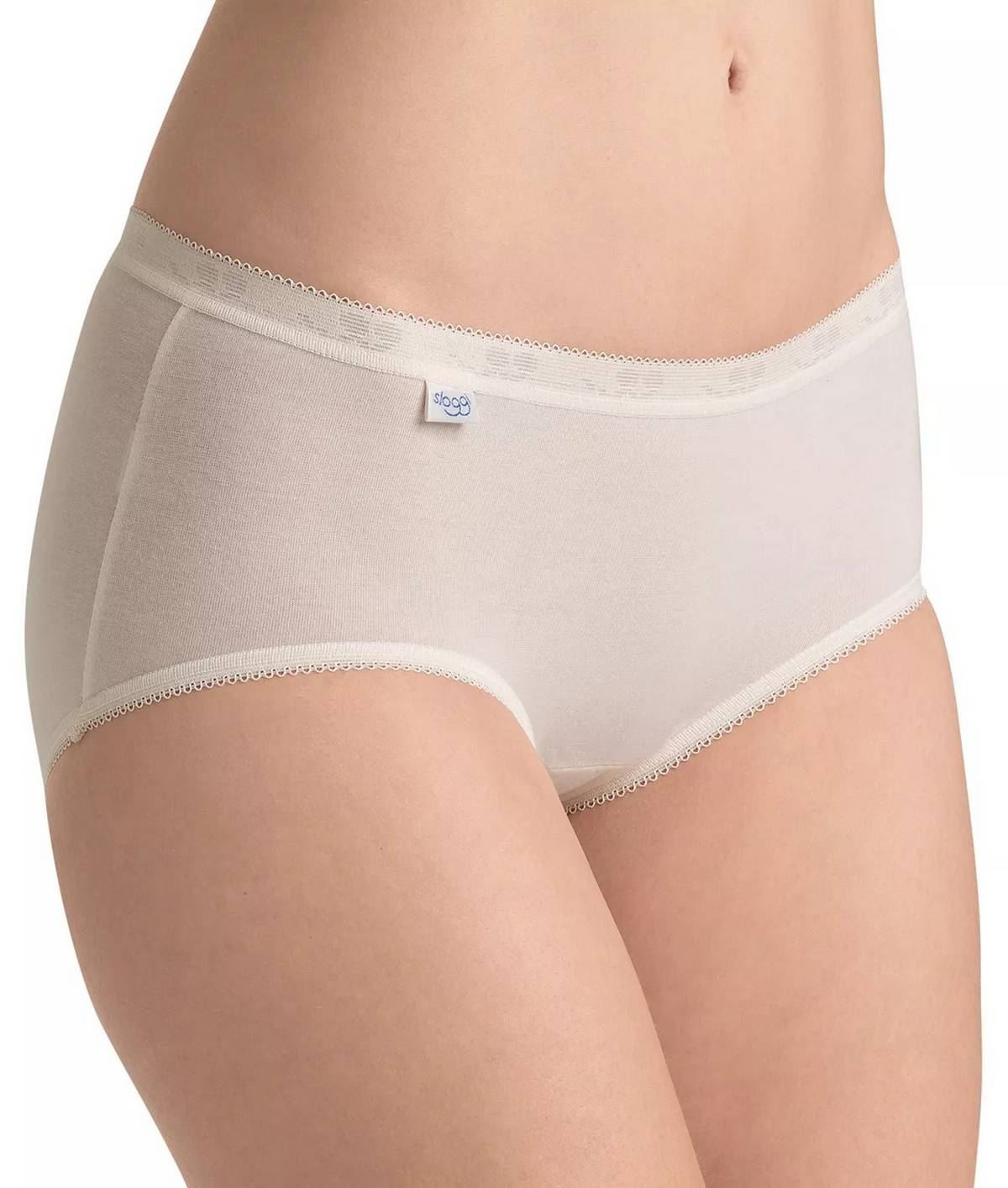 Sloggi Womens Basic+ Midi Knickers – Chrysanthemum Cream