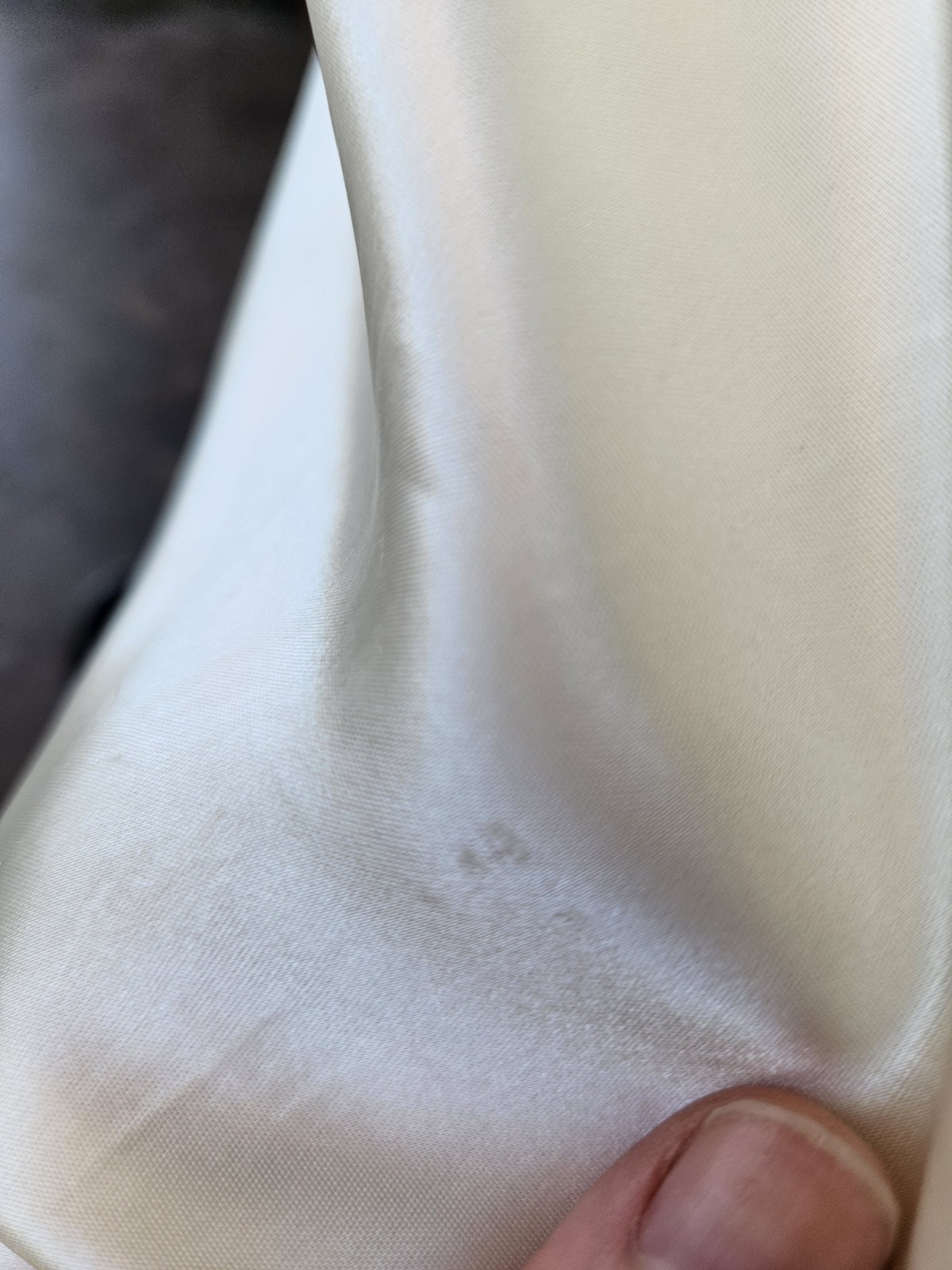Vintage Classic 1940s-1950s Silky Satin Long Sleeve Wedding Dress W/train Lace 8