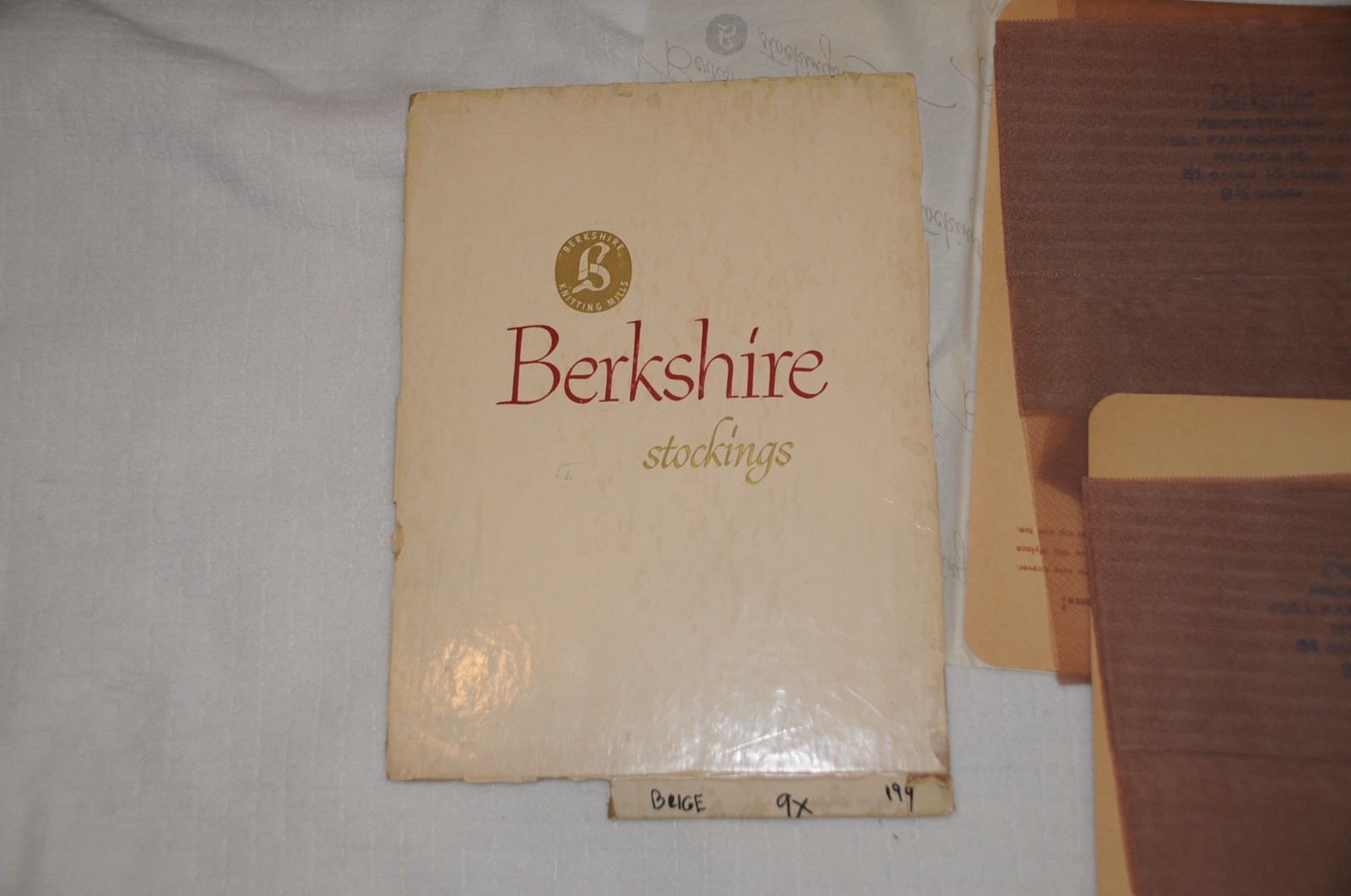 Vintage Berkshire Fully Fashioned Stockings Size 9 1/2 Short, 4 Pair