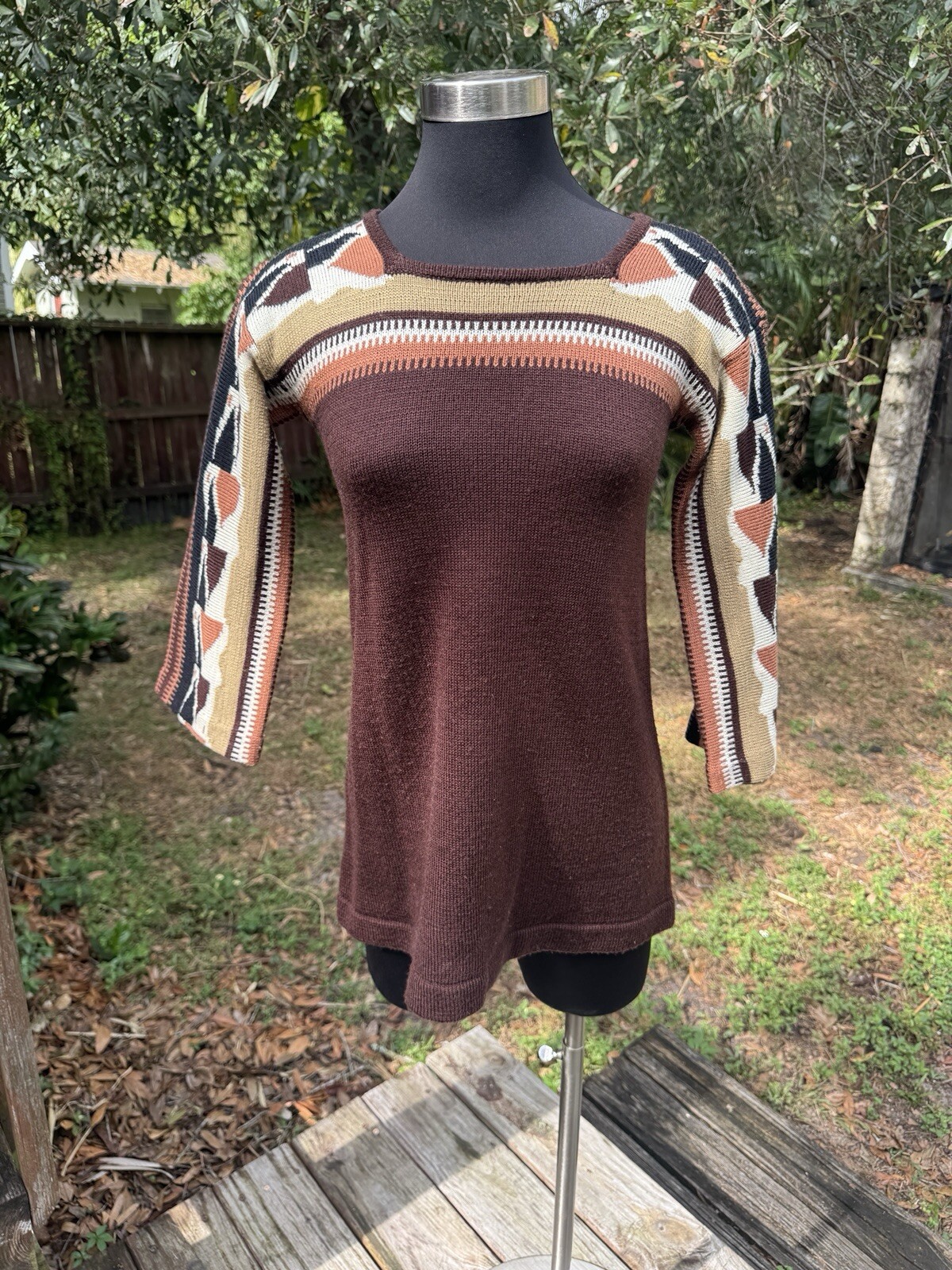 1970s Vintage Organically Grown By Arpeja Sweater