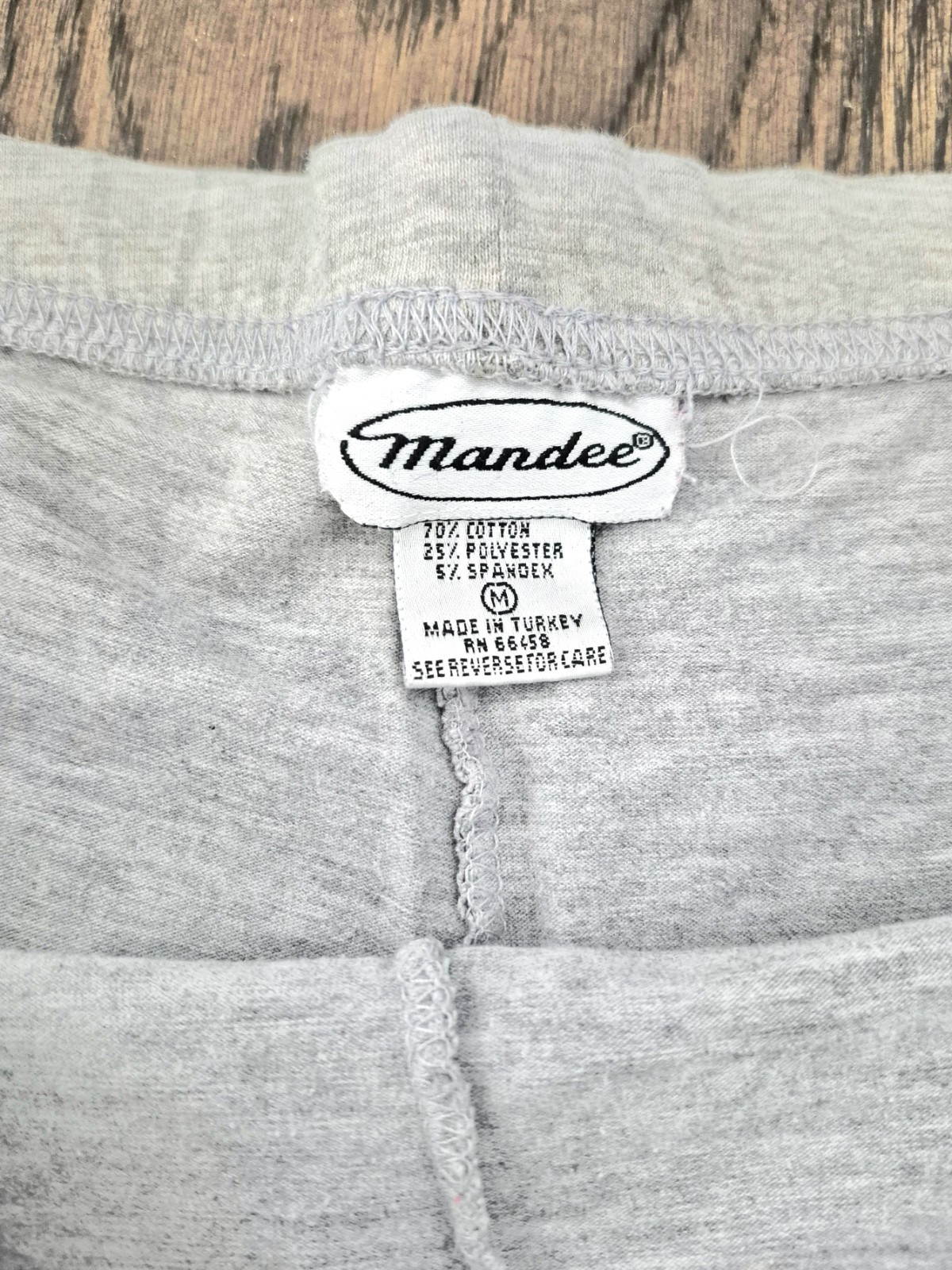 Vtg Mandee Gray Drawstring Shorts Sz M Active Gym Lounge Retro Spring Summer Y2K