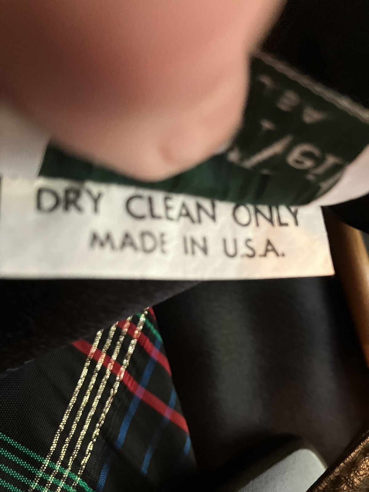 1980s Patty O`Neil Velvet & Plaid Taffeta Evening Dress, Ruching & Bow Size XS-S