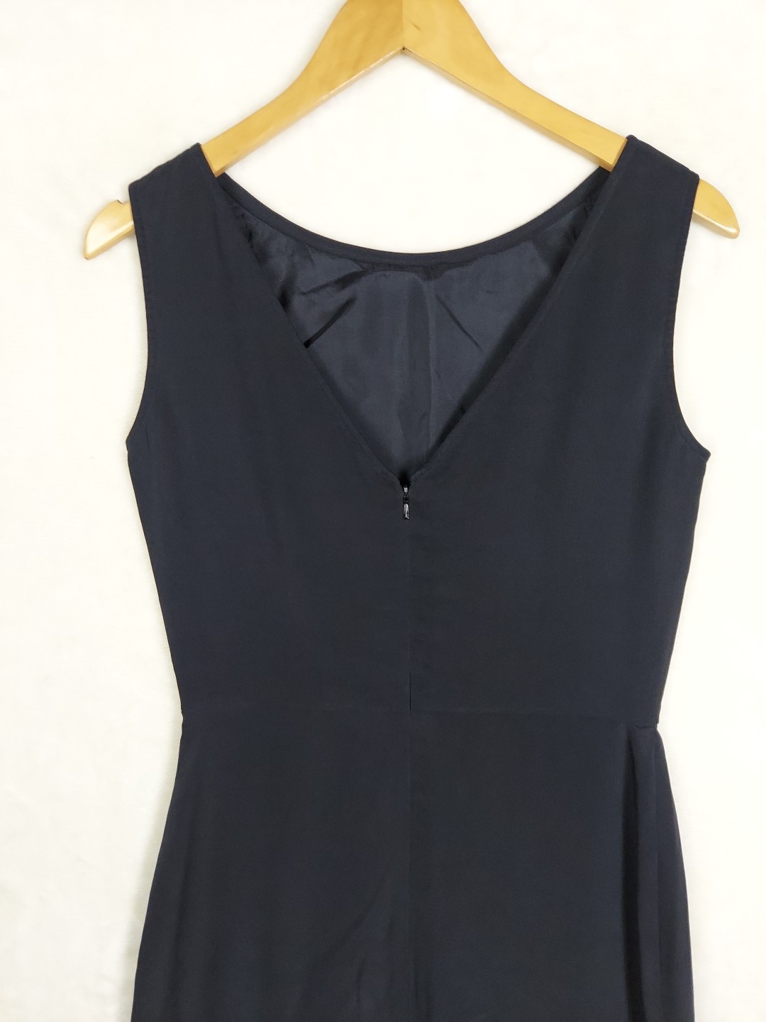 VTG Y2K Jones New York Sheath Maxi Dress Womens 6 Blk 100%Silk Holiday Party