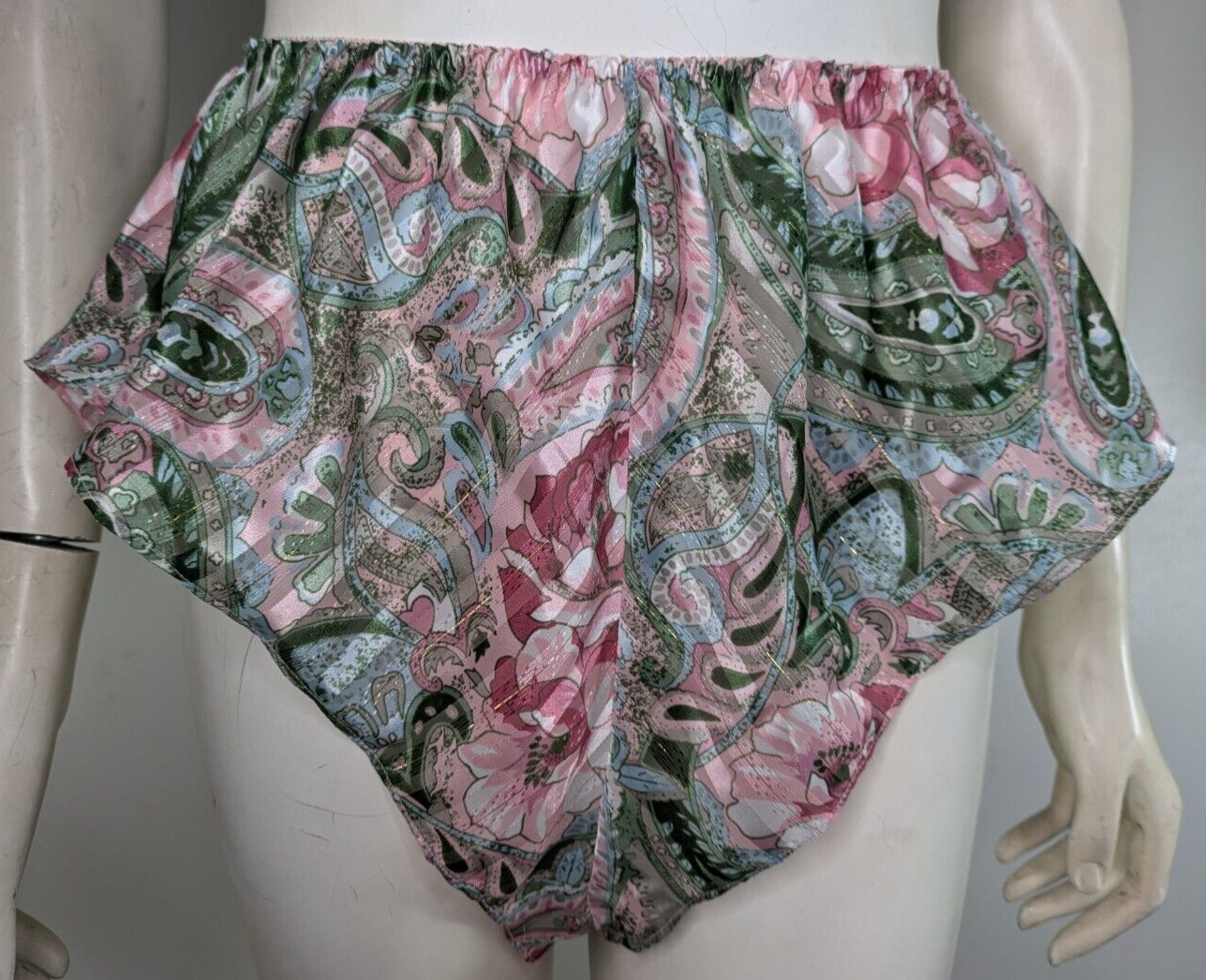 Victoria’s Secret Vintage Pajama Set French Cut Camisole Shorts Buttons Sheer M