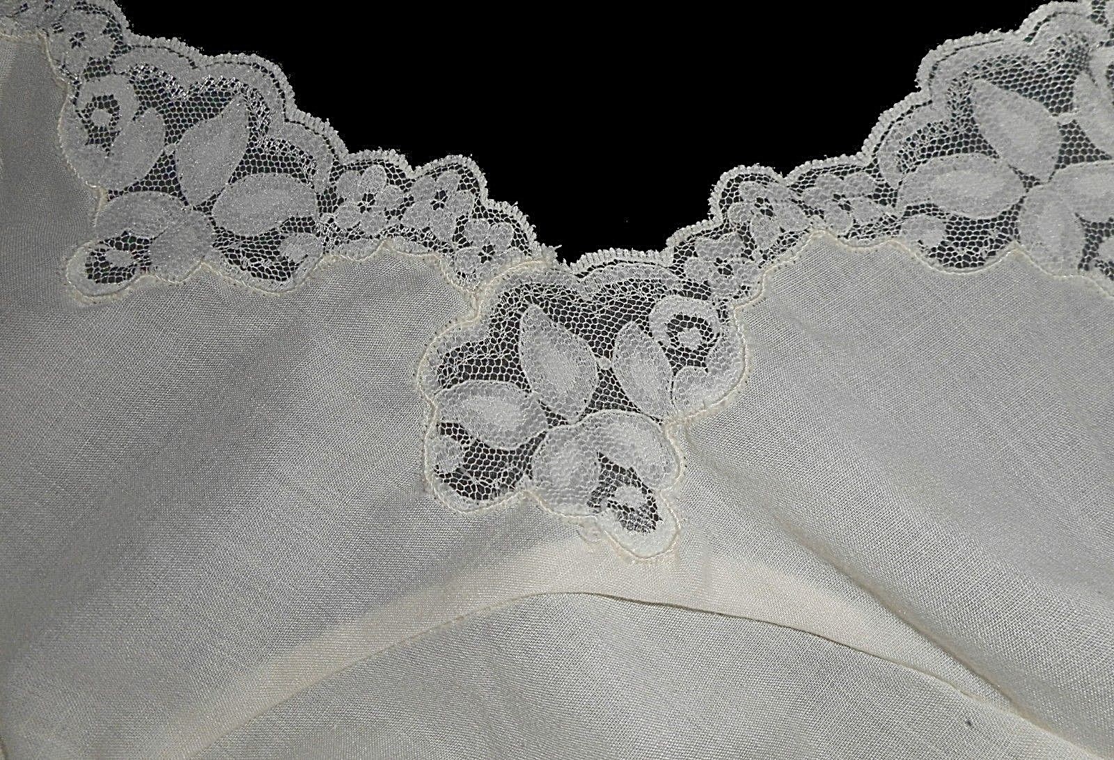 Vintage Slip, Contessa, poly-cotton-blend Ivory Lace mint 36