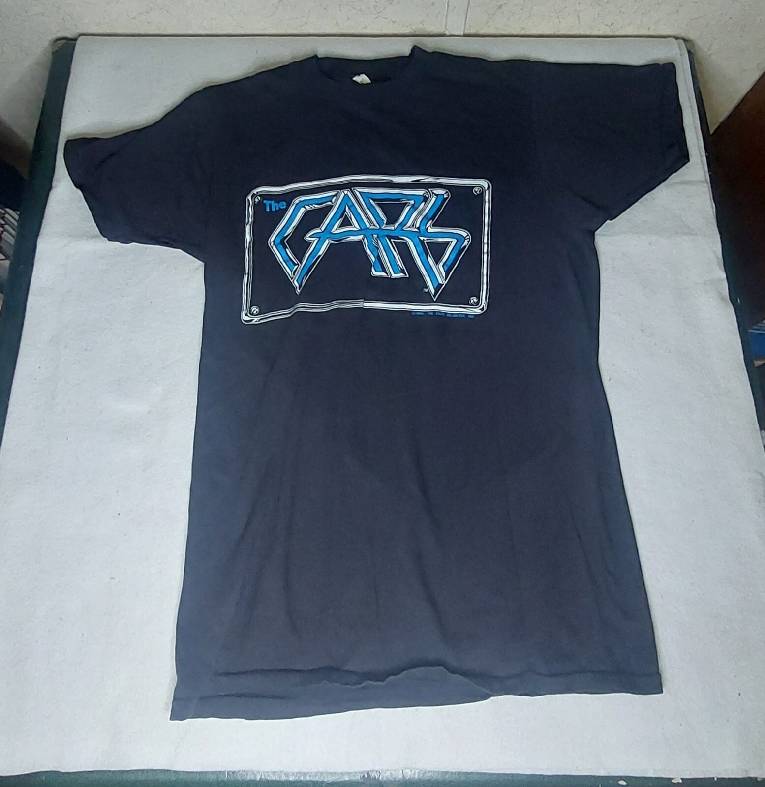 Vintage Women’s Large 1980 Cars „The Cars On The Road” Concert T-Shirt Black