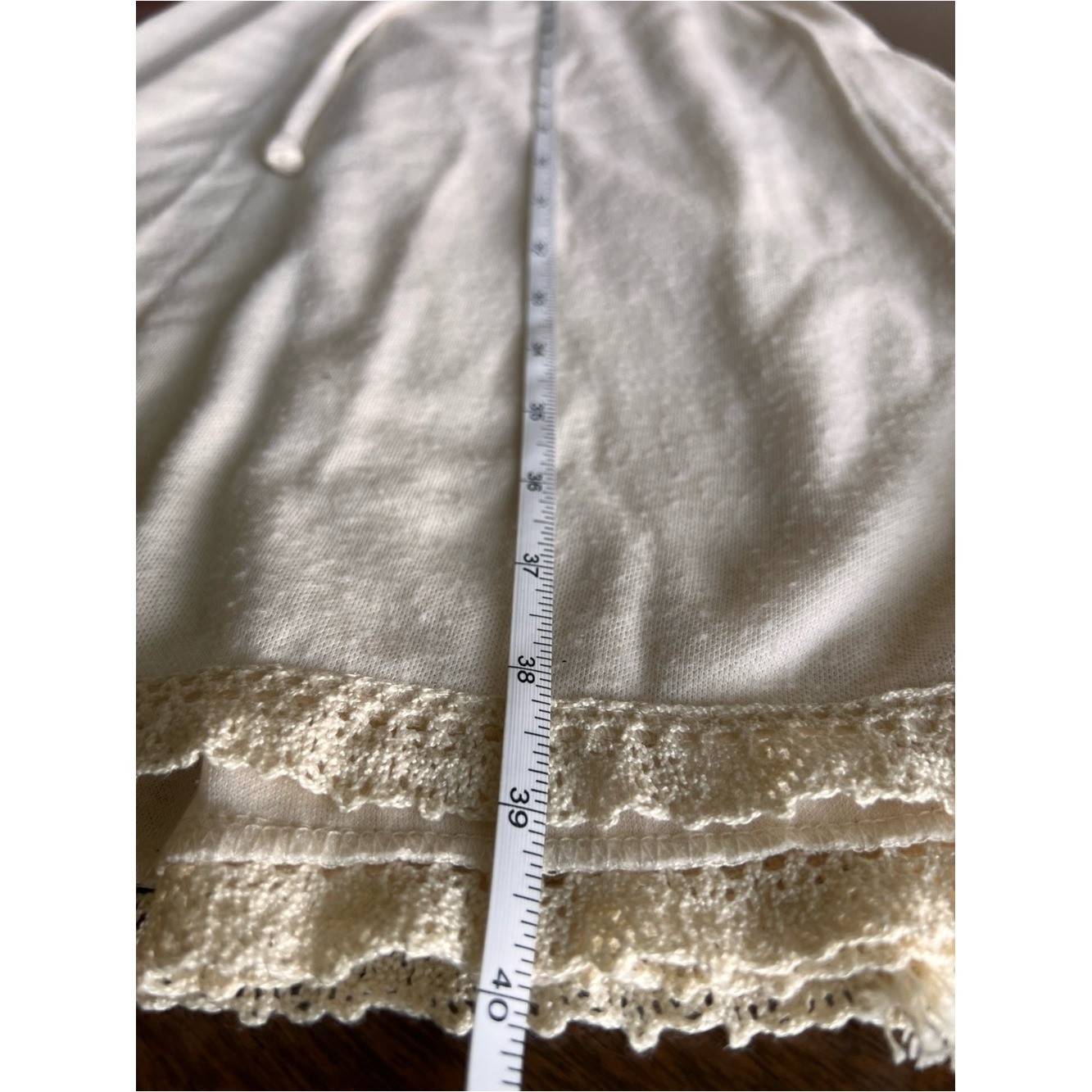 VTG TRIVIA by Charm of Hollywood Ivory Prairie Cottagecore Dress Lace 9/10 Boho