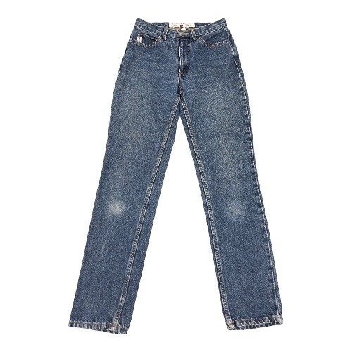 Vintage Guess Jeans 1050 RG High Waisted Narrow Leg Medium Wash Denim Size 26