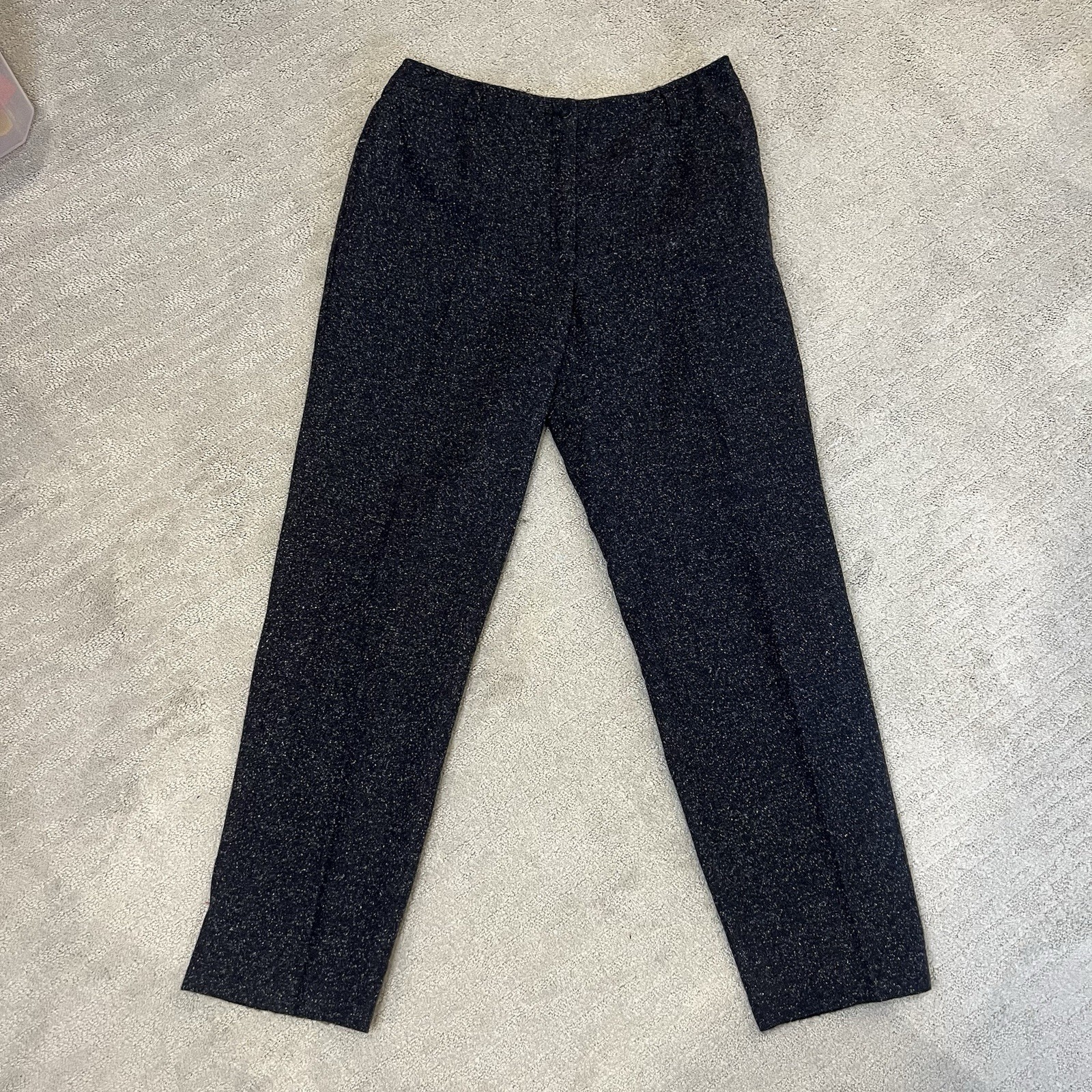 Vintage David Brooks Women’s Gray Wool Slacks High Waist Fully Lined Size 12