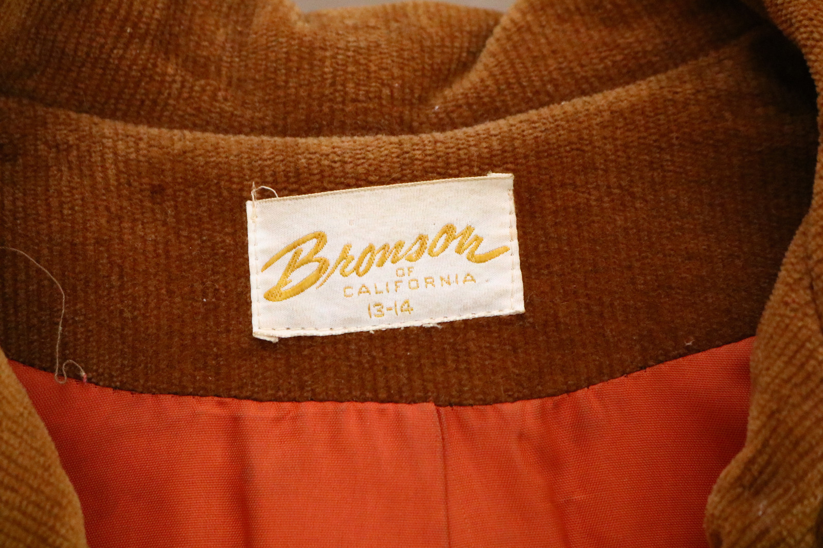 Vintage 1970s Bronson California Light Fuzzy Furry Jacket L / XL 40″ sz 13-14 LA