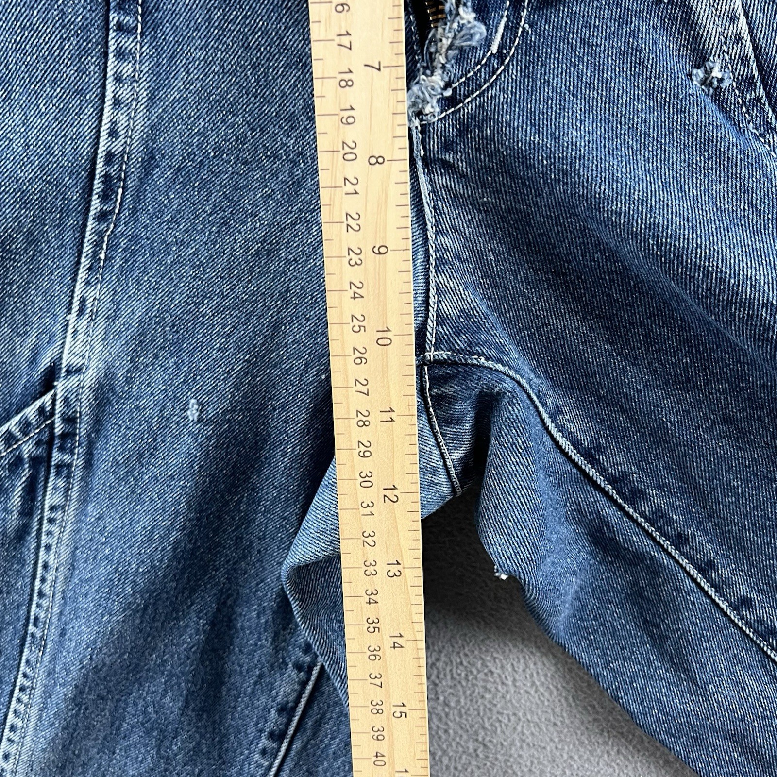 Vintage Auraze Jeans Women’s Size 5 Wide Leg Denim 90s Y2K Rave JNCO Beau Baker