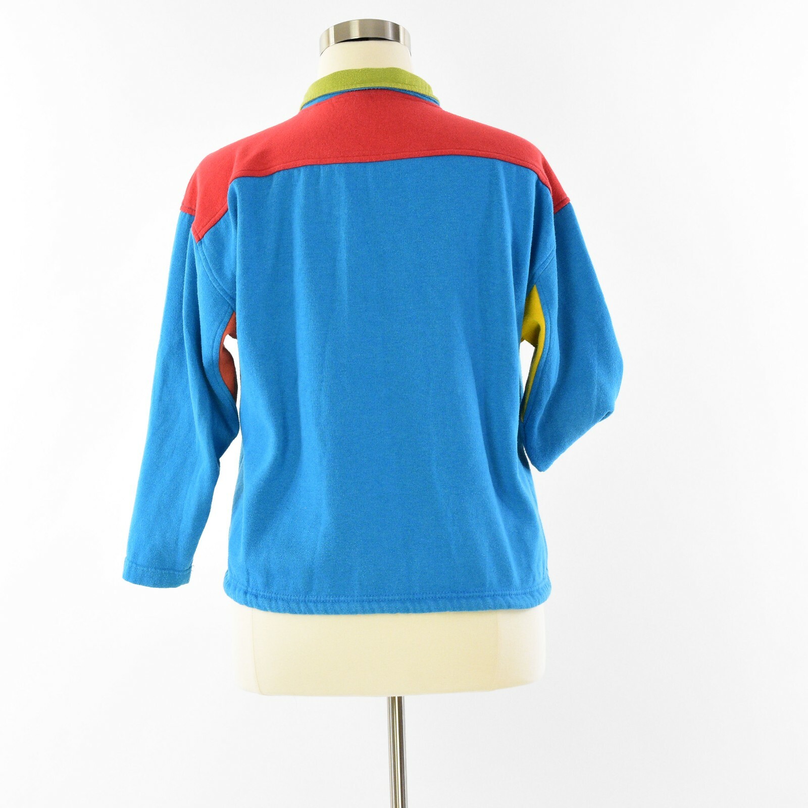 80s Vintage Womens L Hip Hop Sweatshirt Sasson Multicolor