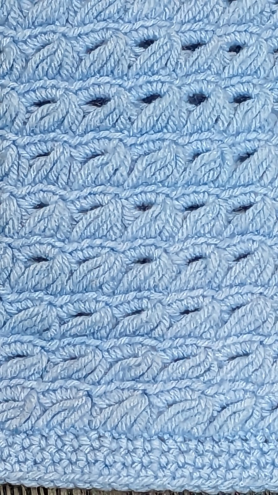 BOHO Hippie Vintage Handmade Crochet Granny Core Sweater Vest Tank Small Blue